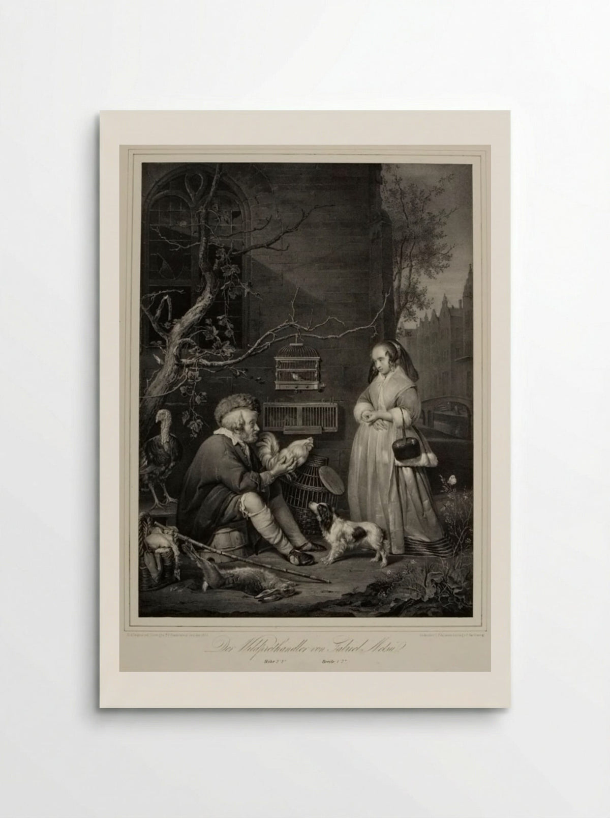 The Game Dealer - Franz Hanfstaengl - Poster