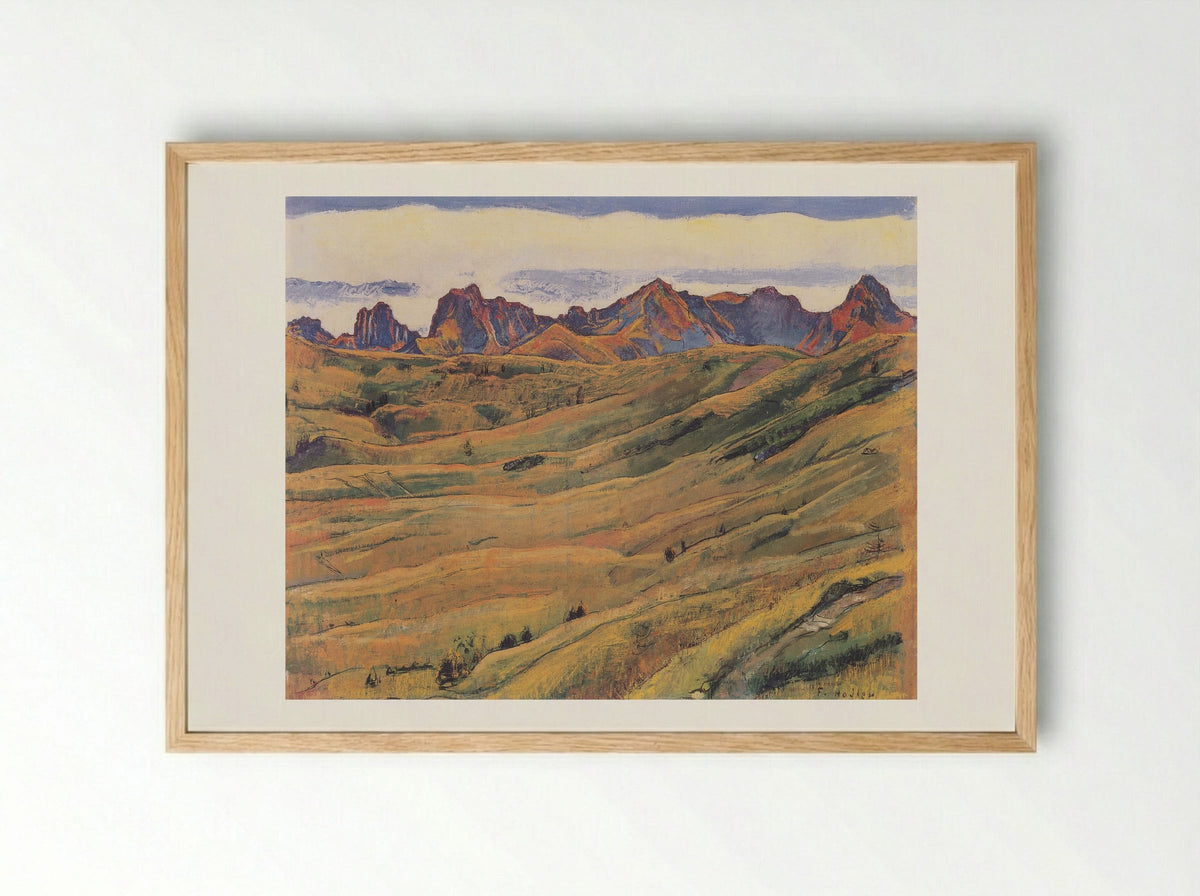 The Gantrisch - Ferdinand Hodler - Framed Print Wood