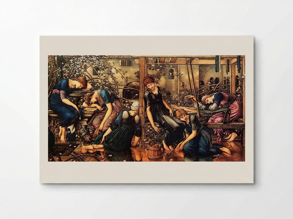 The Garden Court - Edward Burne-Jones - Poster