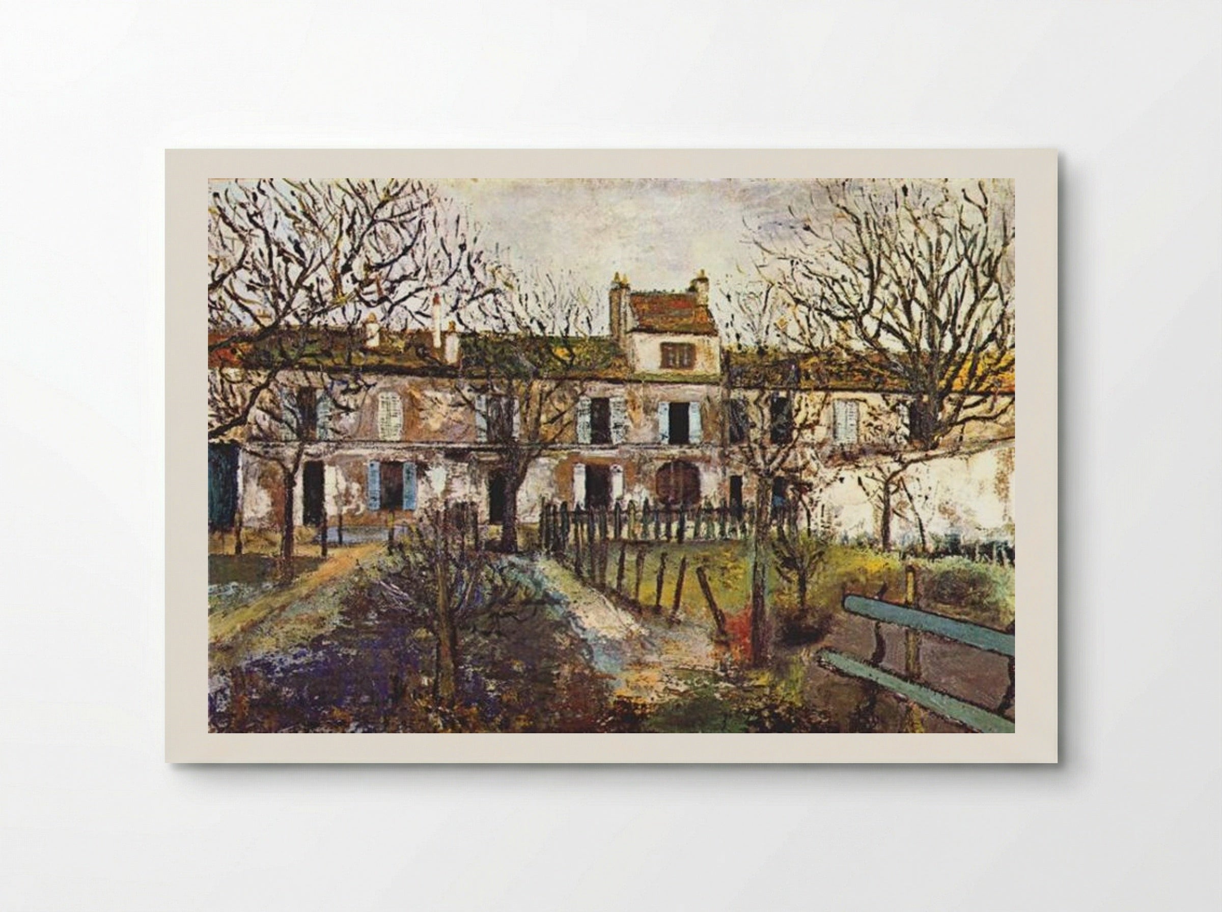 The Garden at Montmagny - Maurice Utrillo - Poster