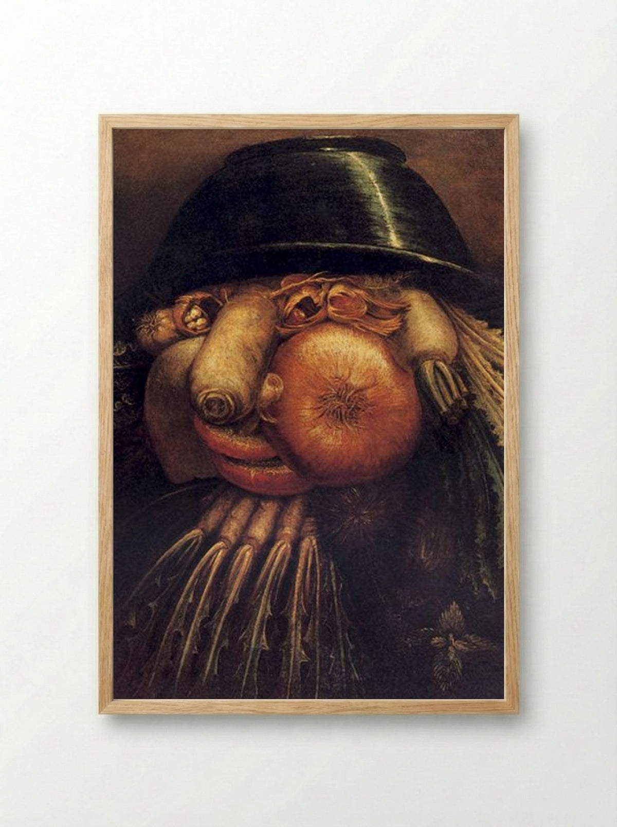 The Gardener - Giuseppe Arcimboldo - Framed Print Wood