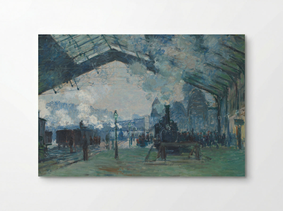 The Gare Saint-Lazare - Claude Monet - Poster