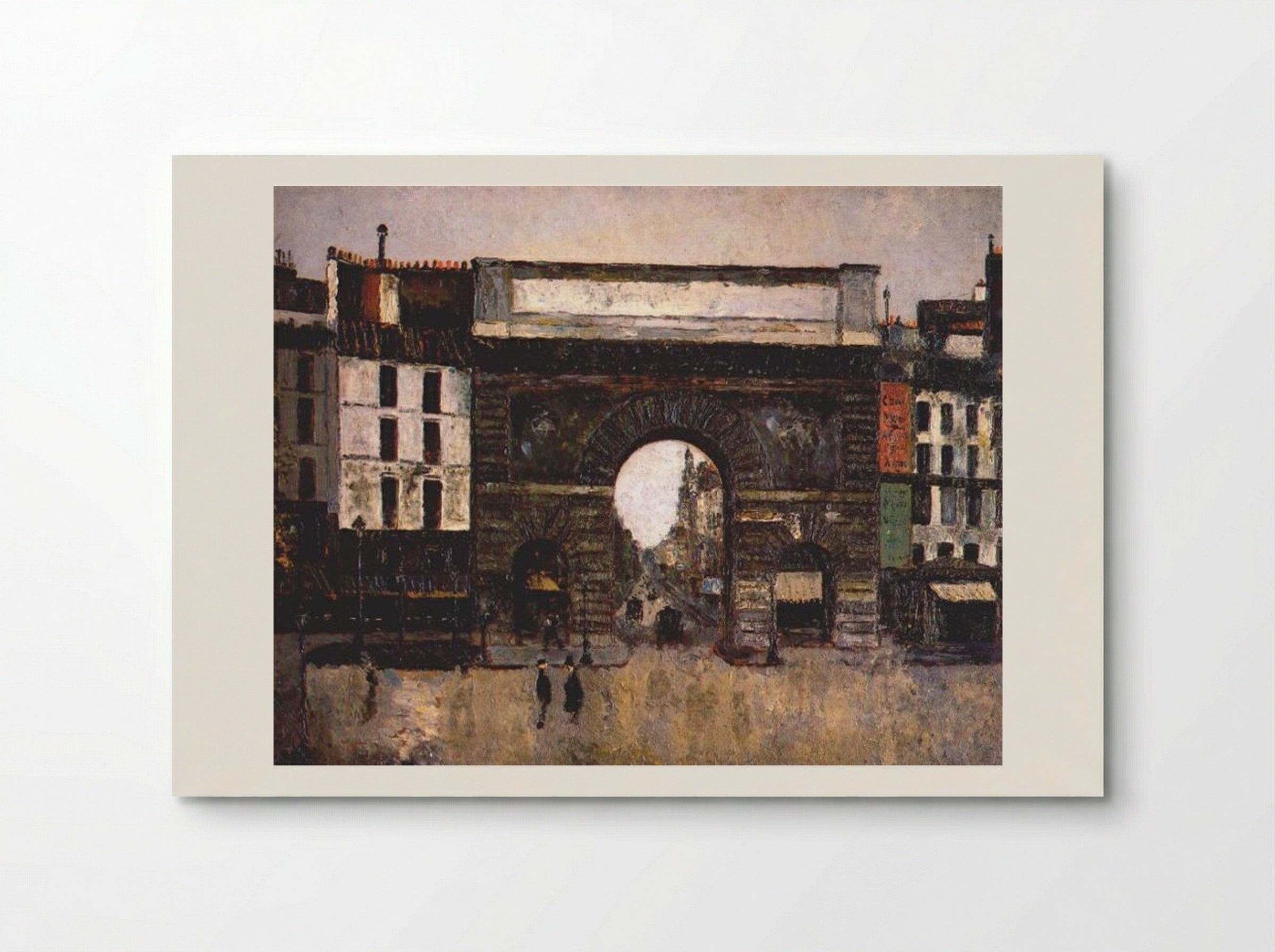 The Gate Saint-Martin - Maurice Utrillo - Poster