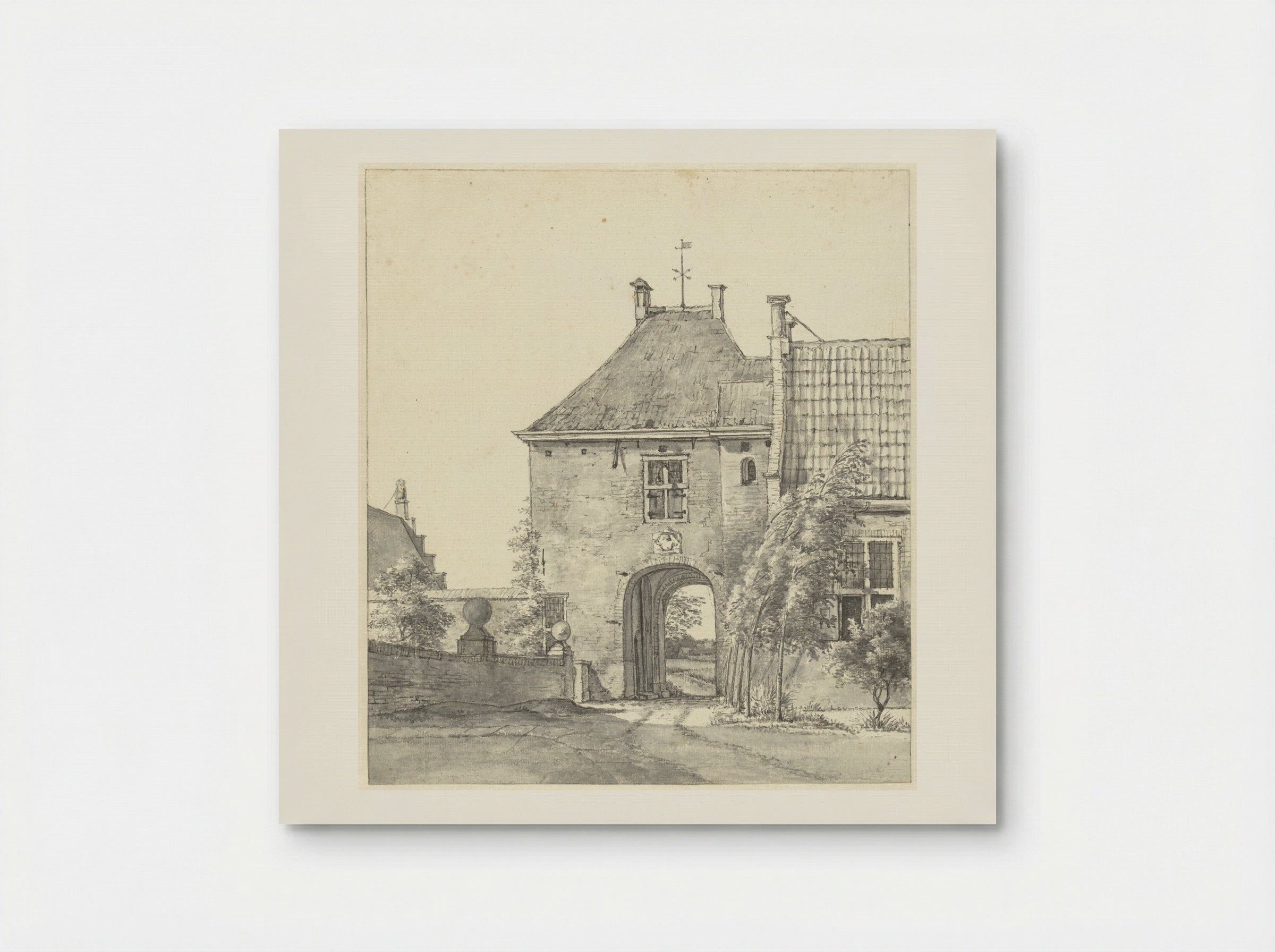 The Gate of Heemstede Castle - Gerrit Lamberts - Poster