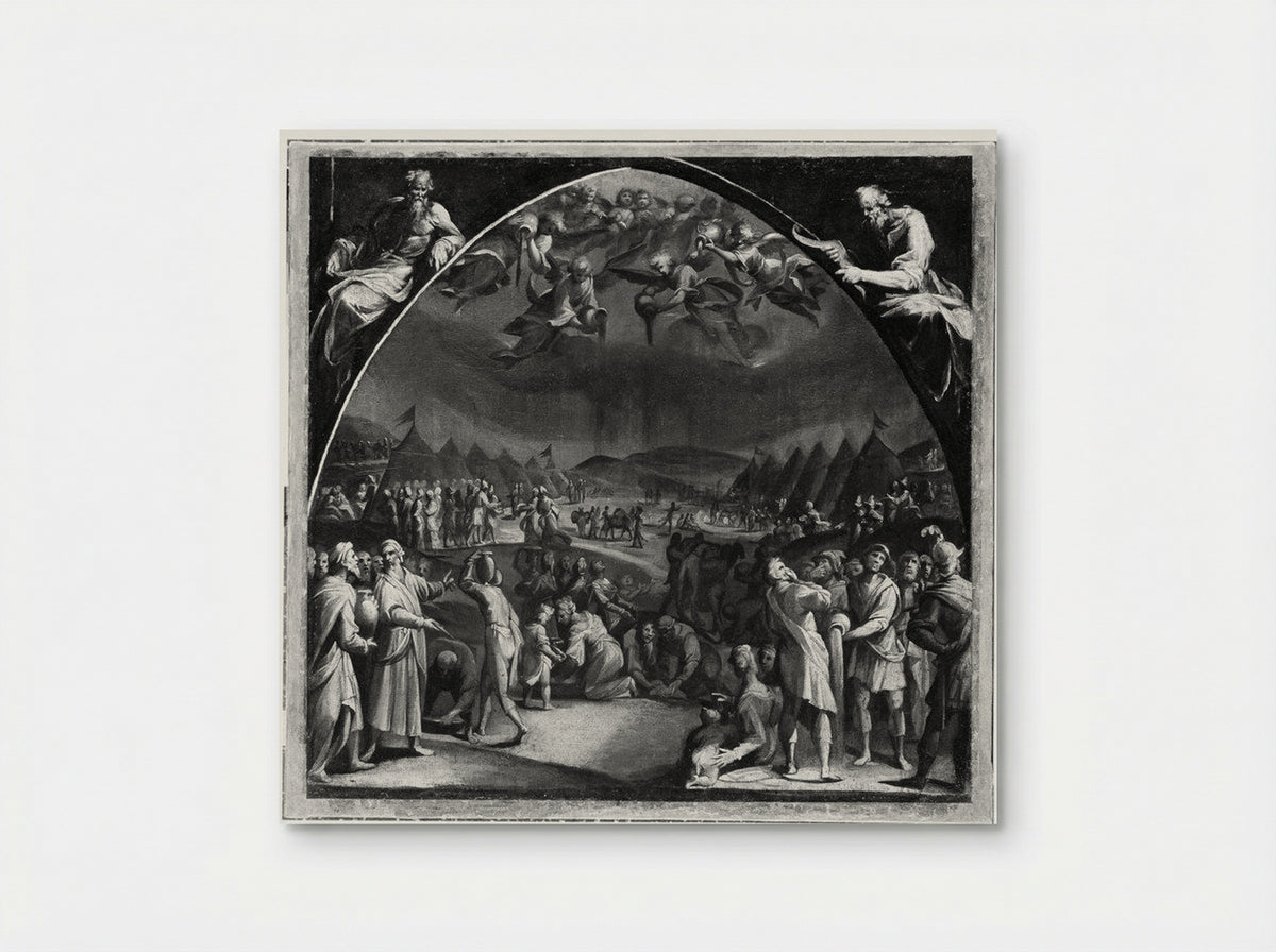 The Gathering of Manna - Aurelio Lomi - Poster
