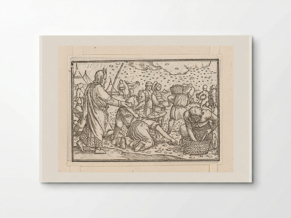 The Gathering of the Manna - Veit Rudolf Specklin - Poster