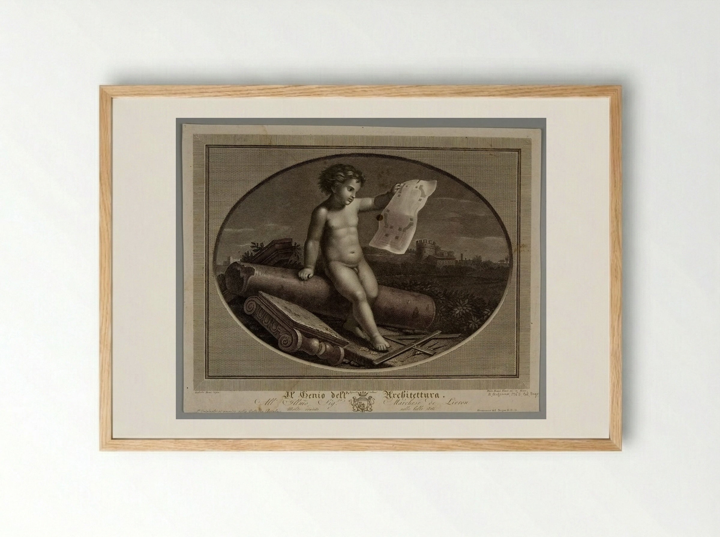 The Genius of Architecture - Pietro Bonato - Framed Print Wood