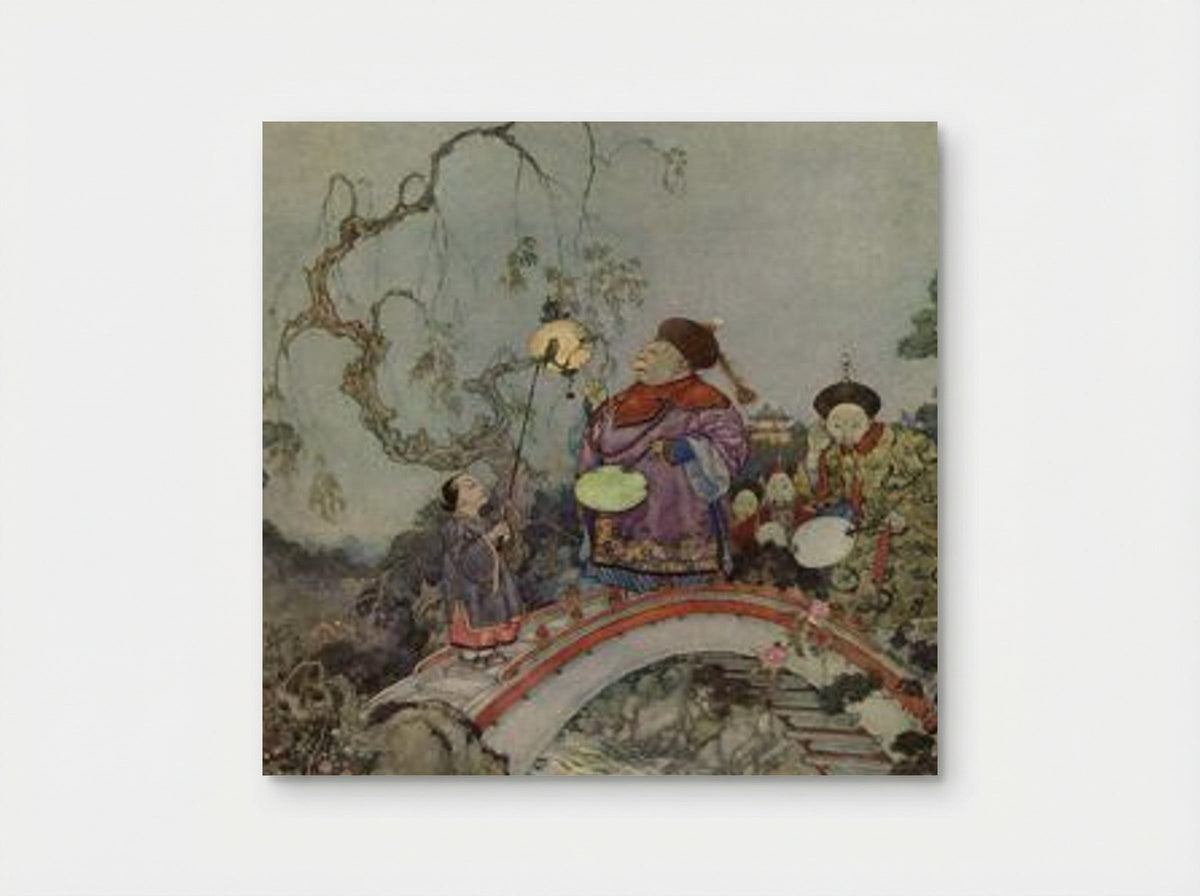 The Gentleman-in-Waiting (The Nightingale) - Edmund Dulac - Poster