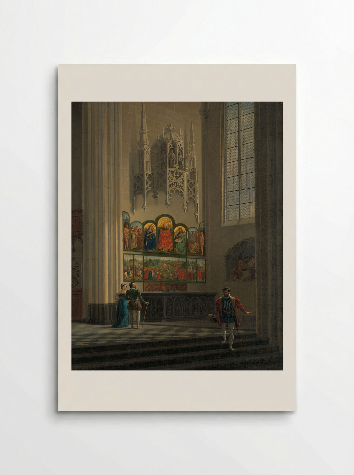 The Ghent Altarpiece in St Bavo Cathedral - Pierre François De Noter - Poster
