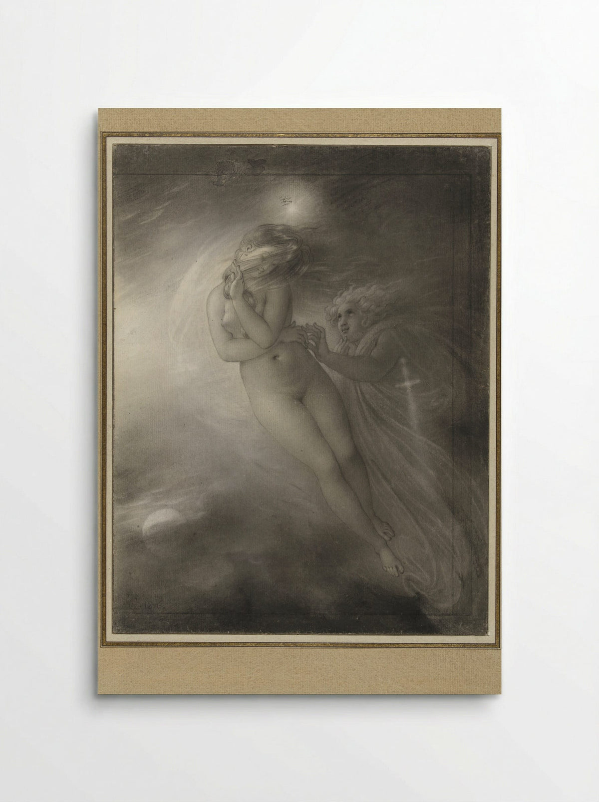 The Ghosts of Malvina and Oscar - Anne-Louis Girodet-Trioson - Poster