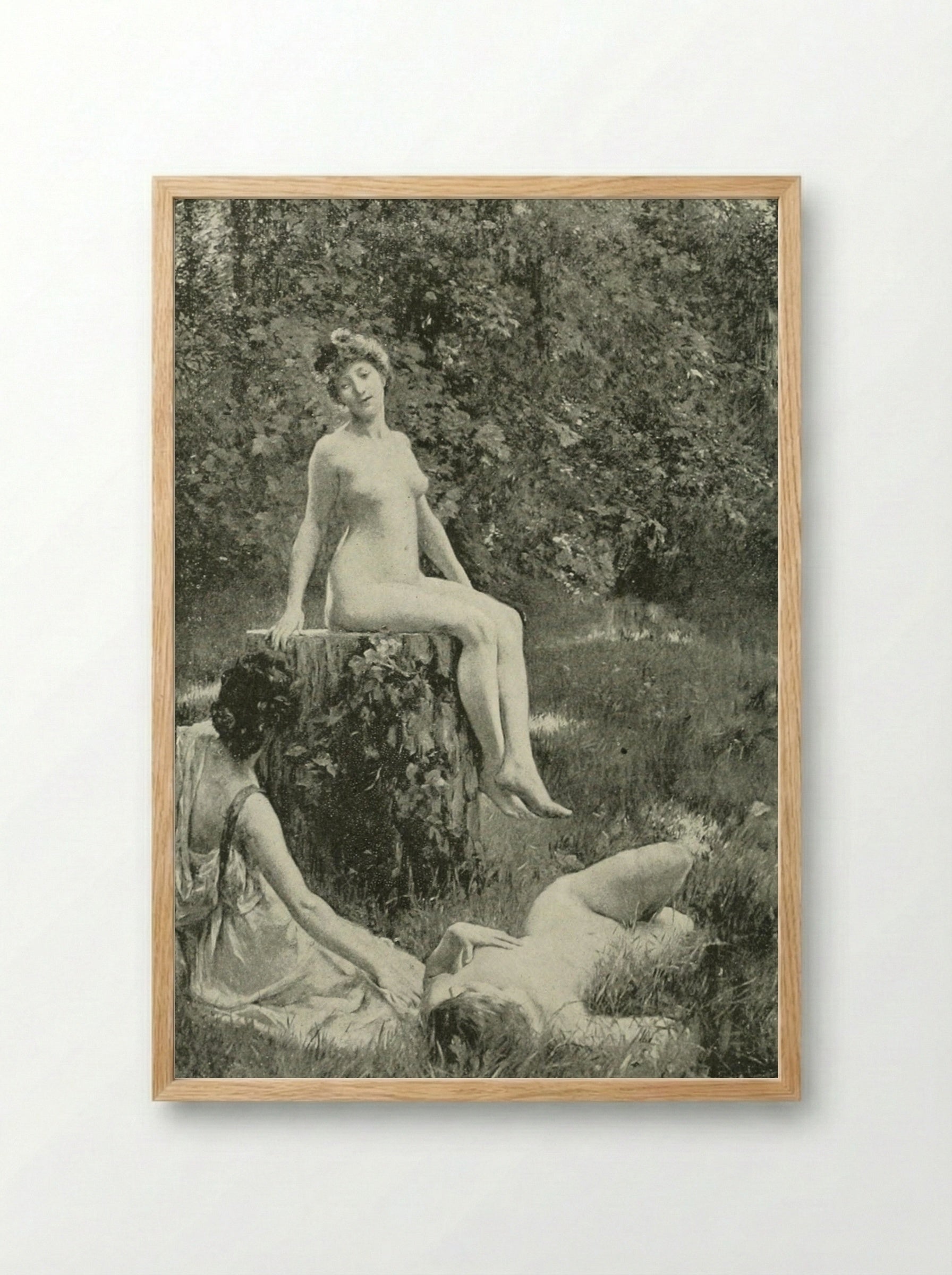 The Glade - Julius LeBlanc Stewart - Framed Print Wood