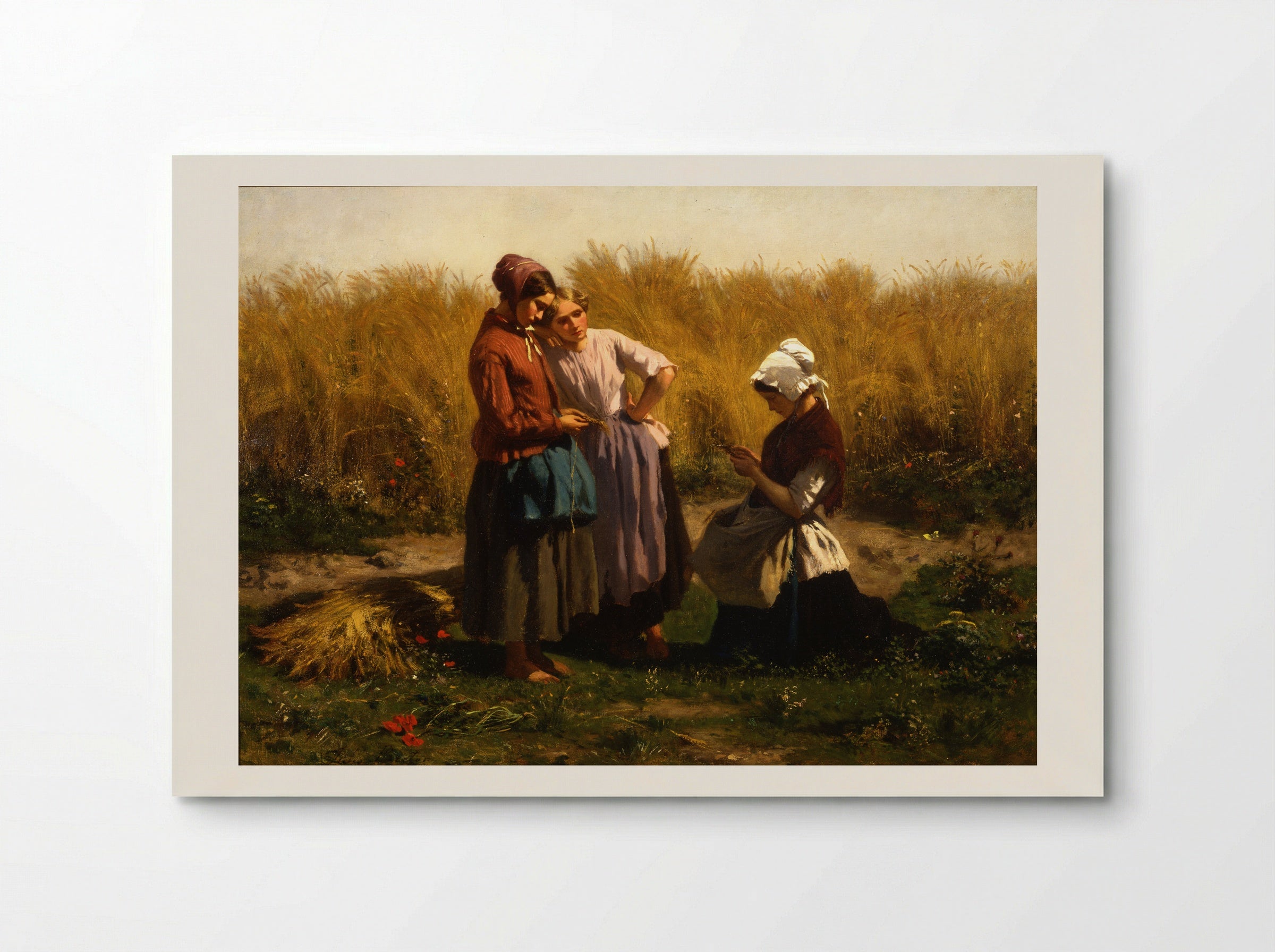 The Gleaners (Courrières) - Jules Breton - Poster