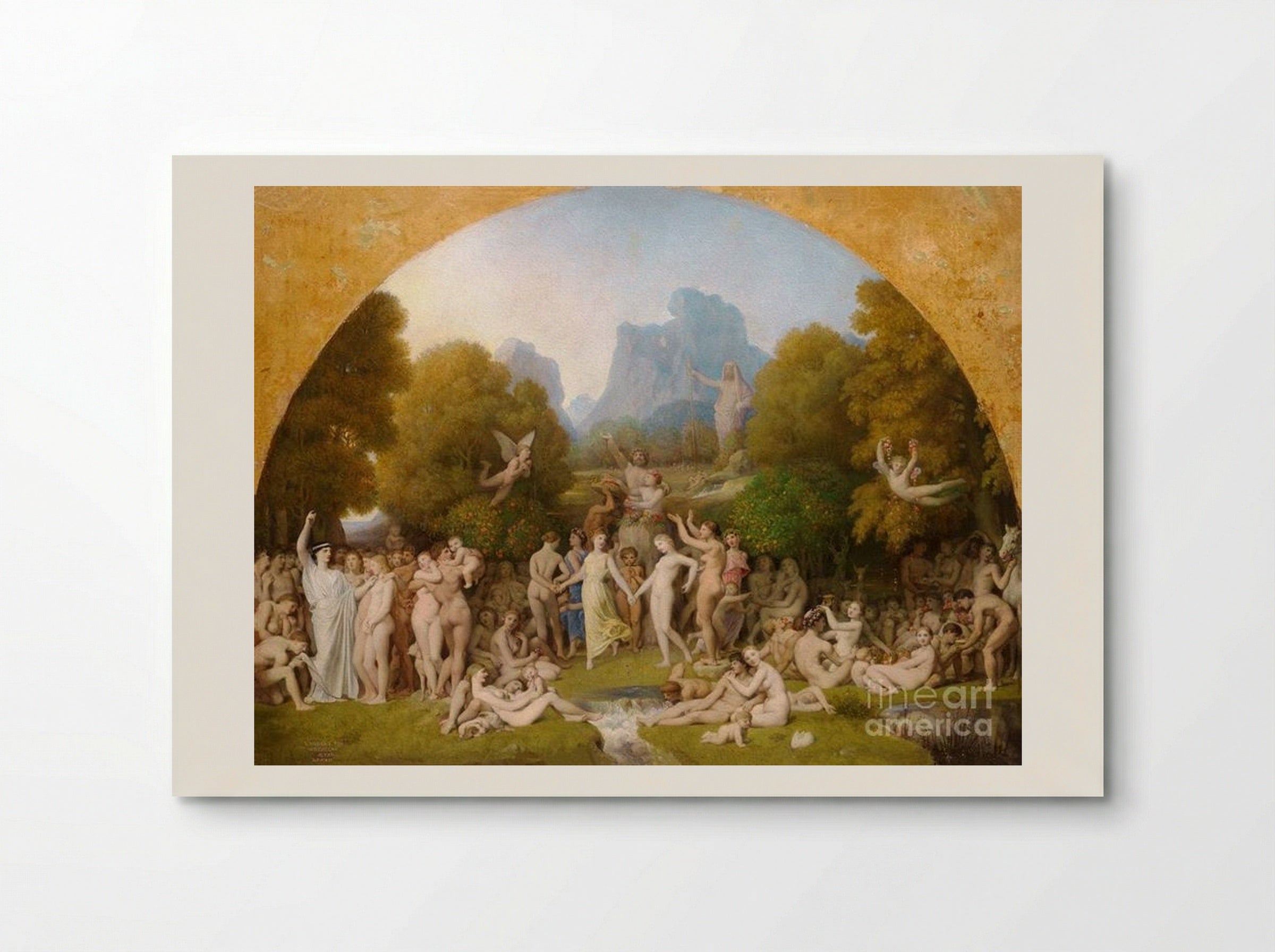 The Golden Age - Jean-Auguste-Dominique Ingres - Poster