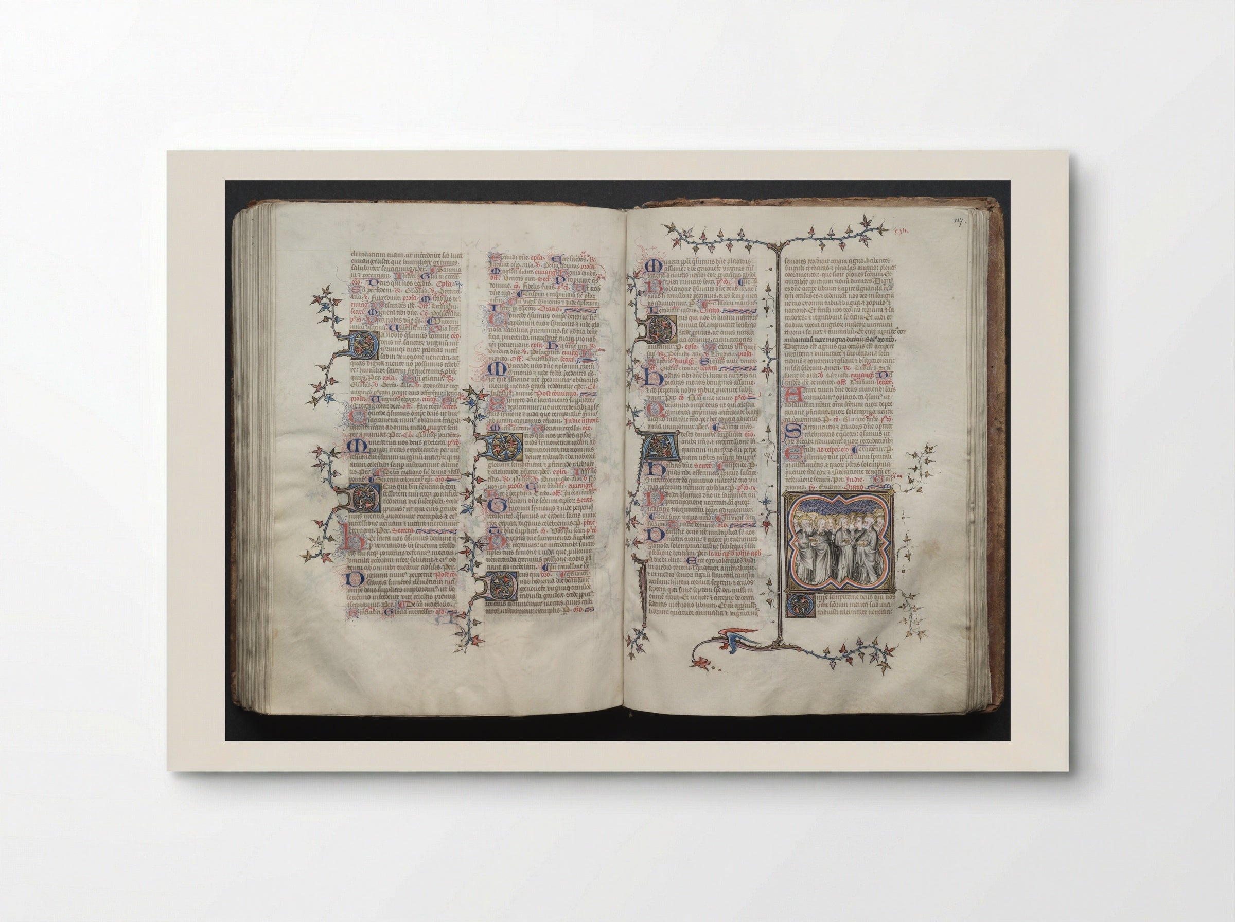The Gotha Missal: Fol. 94r - Master of the Boqueteaux - Poster