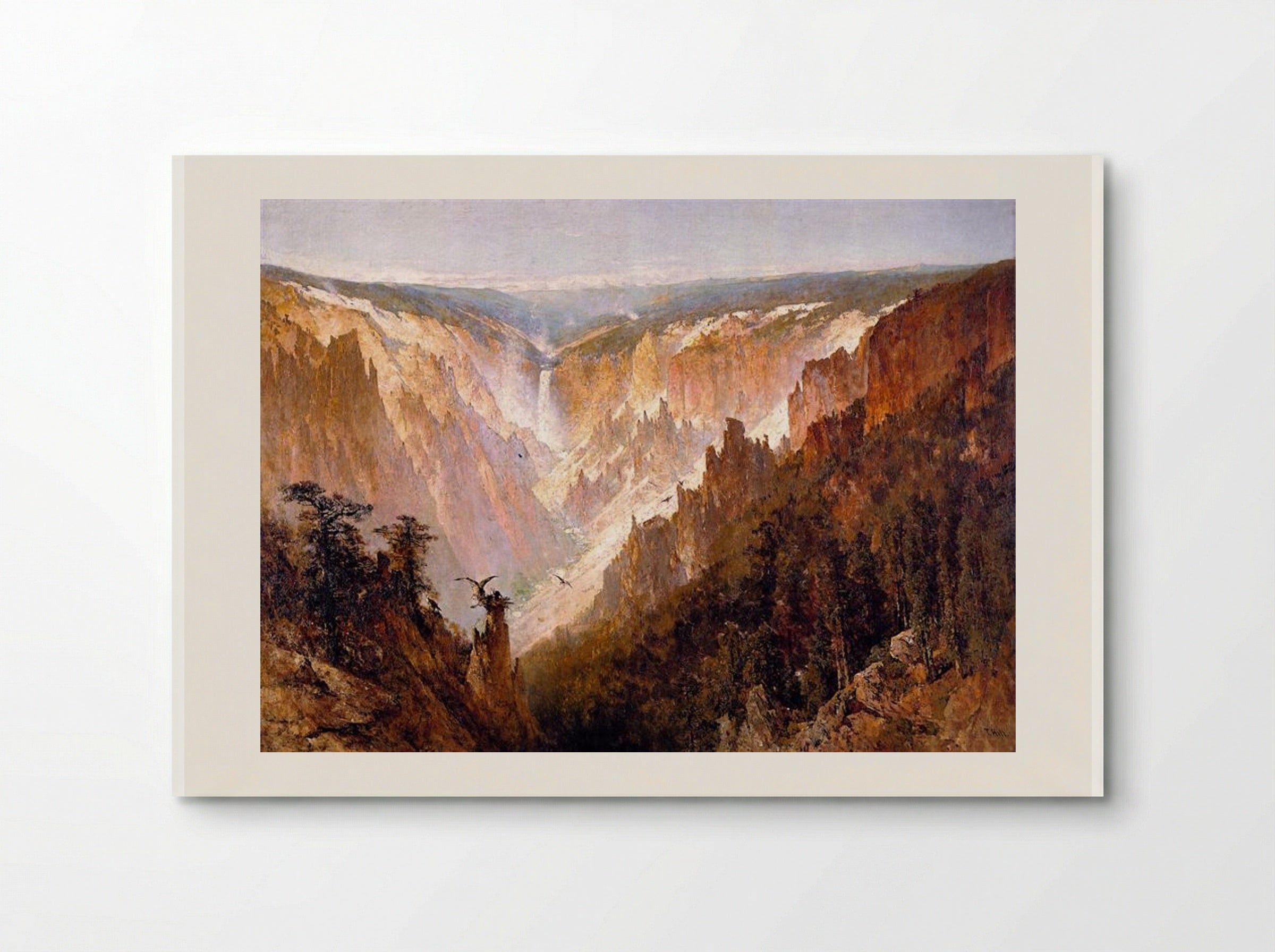 The Grand Canyon of the Yellowstone - Thomas Hill - Poster