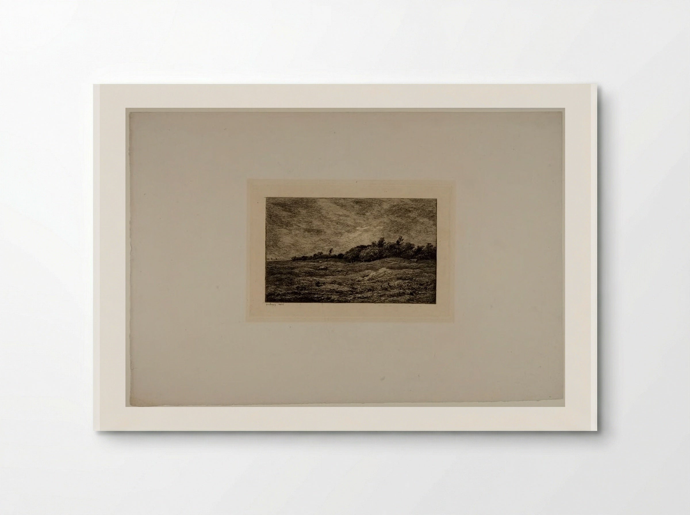 The Graveyard at Villerville - Charles-François Daubigny - Poster