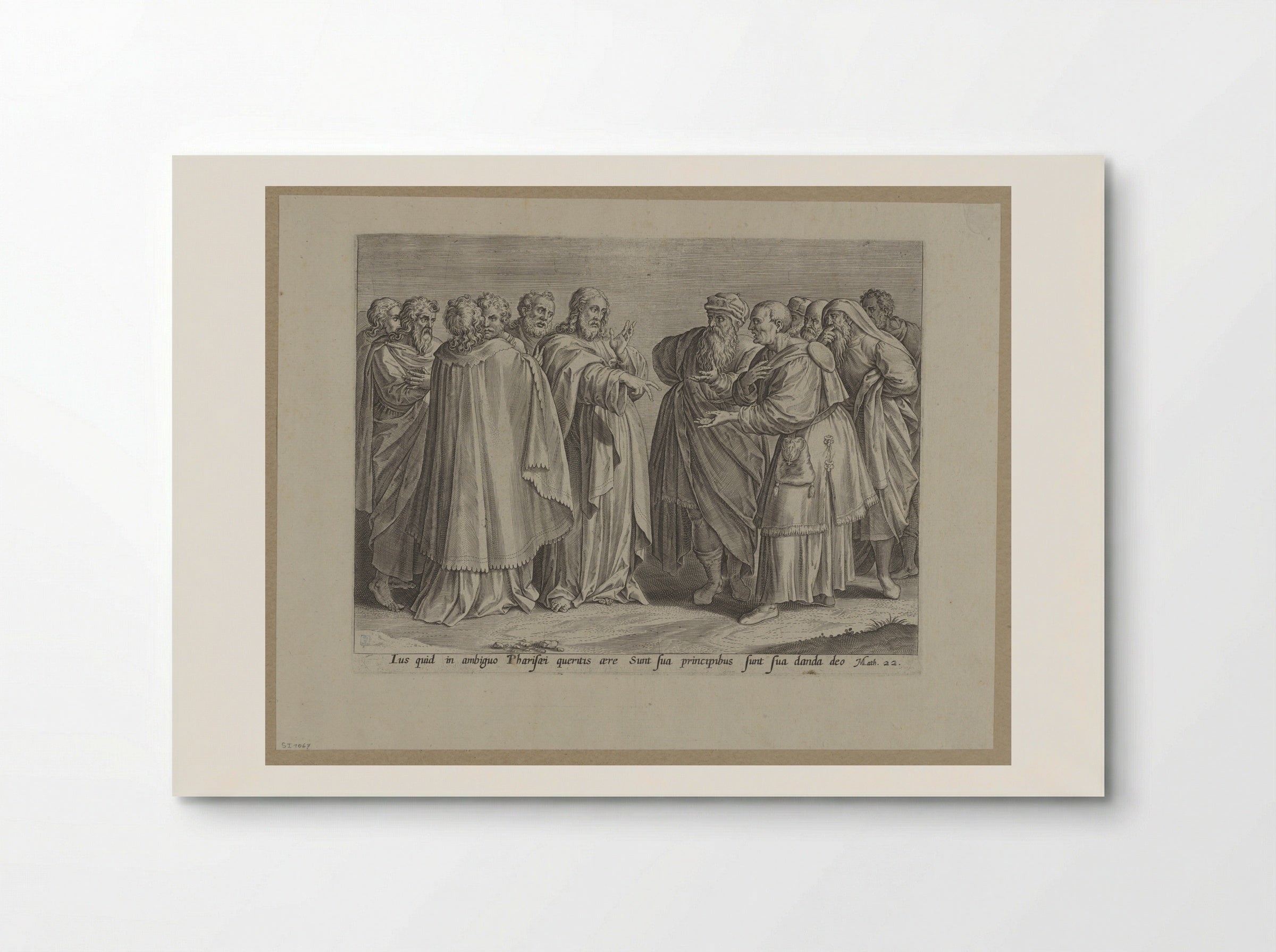 The Great Commandment - Hans Collaert the Elder - Poster