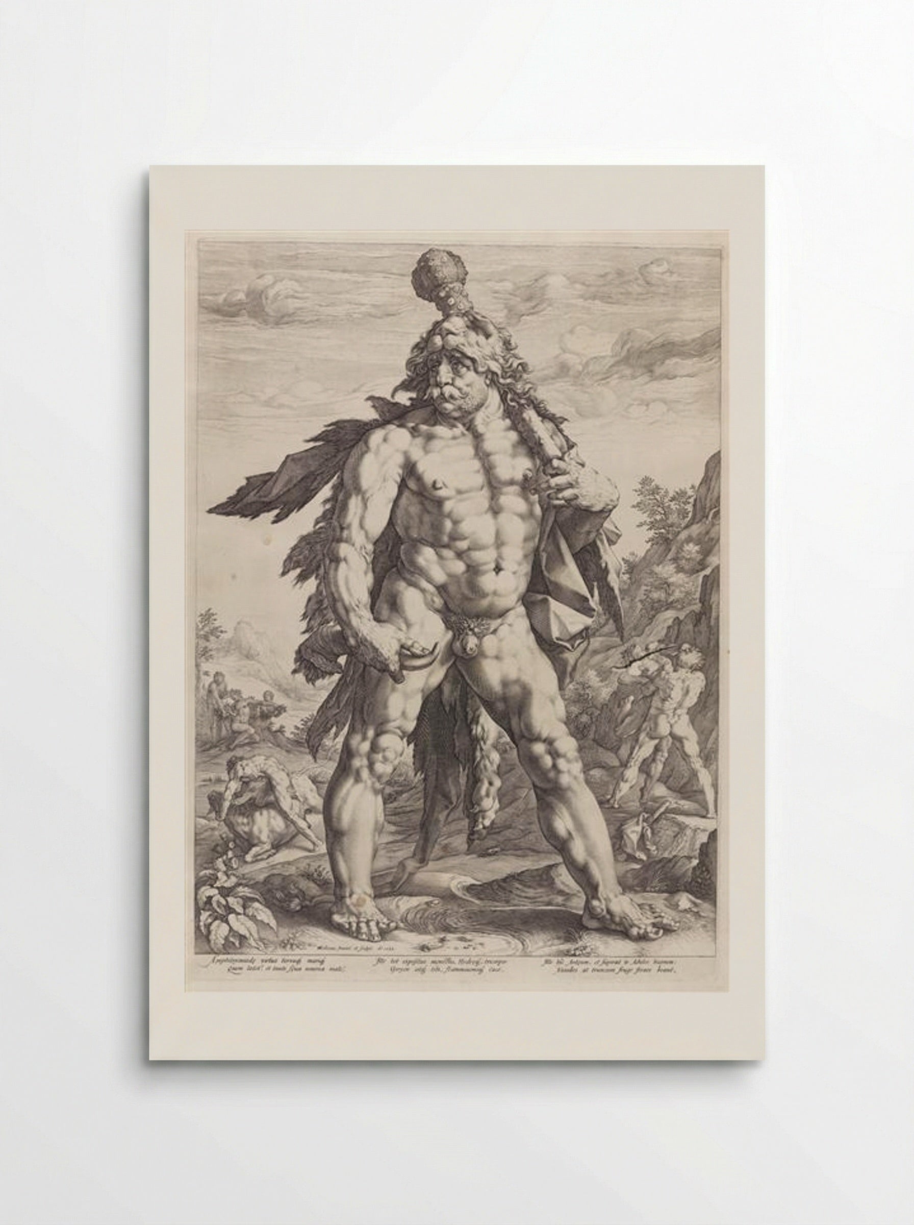 The Great Hercules - Hendrick Goltzius - Poster