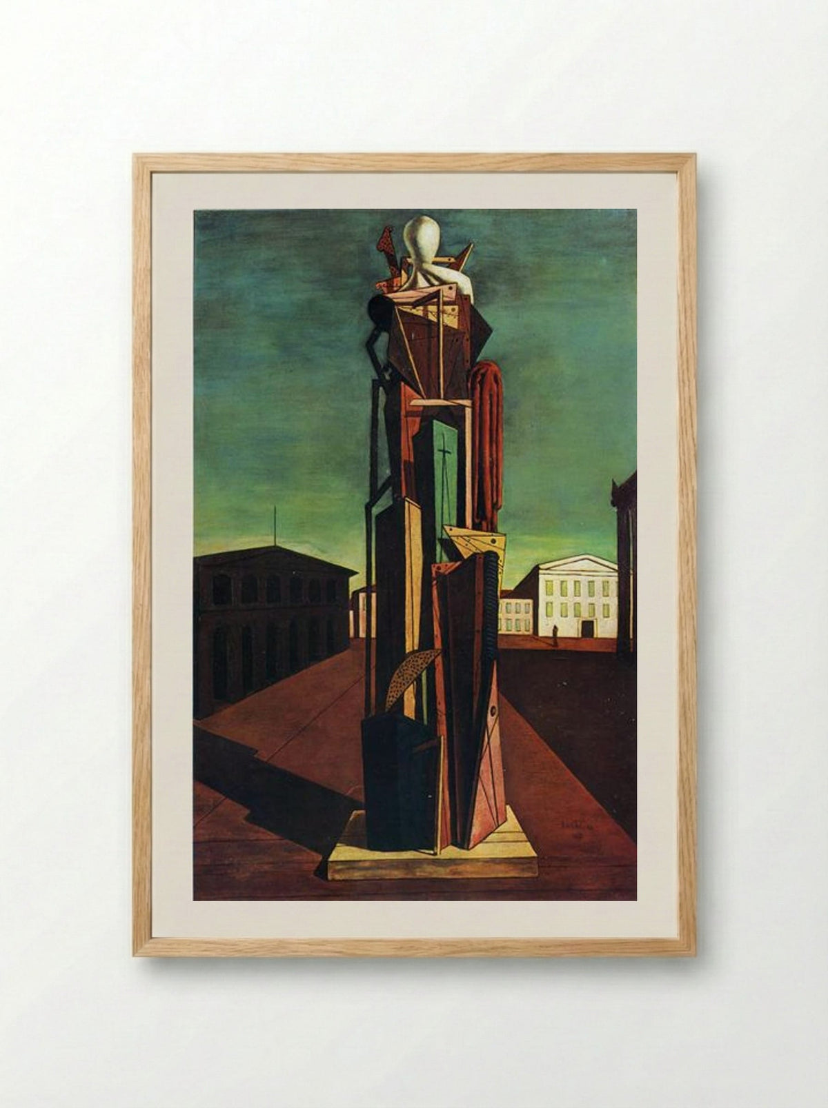 The Great Metaphysician - Giorgio de Chirico - Framed Print Wood