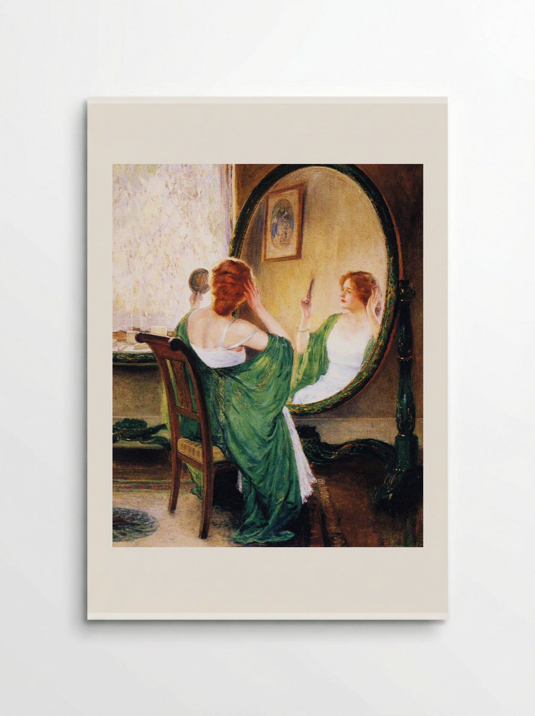 The Green Mirror - Guy Rose - Poster