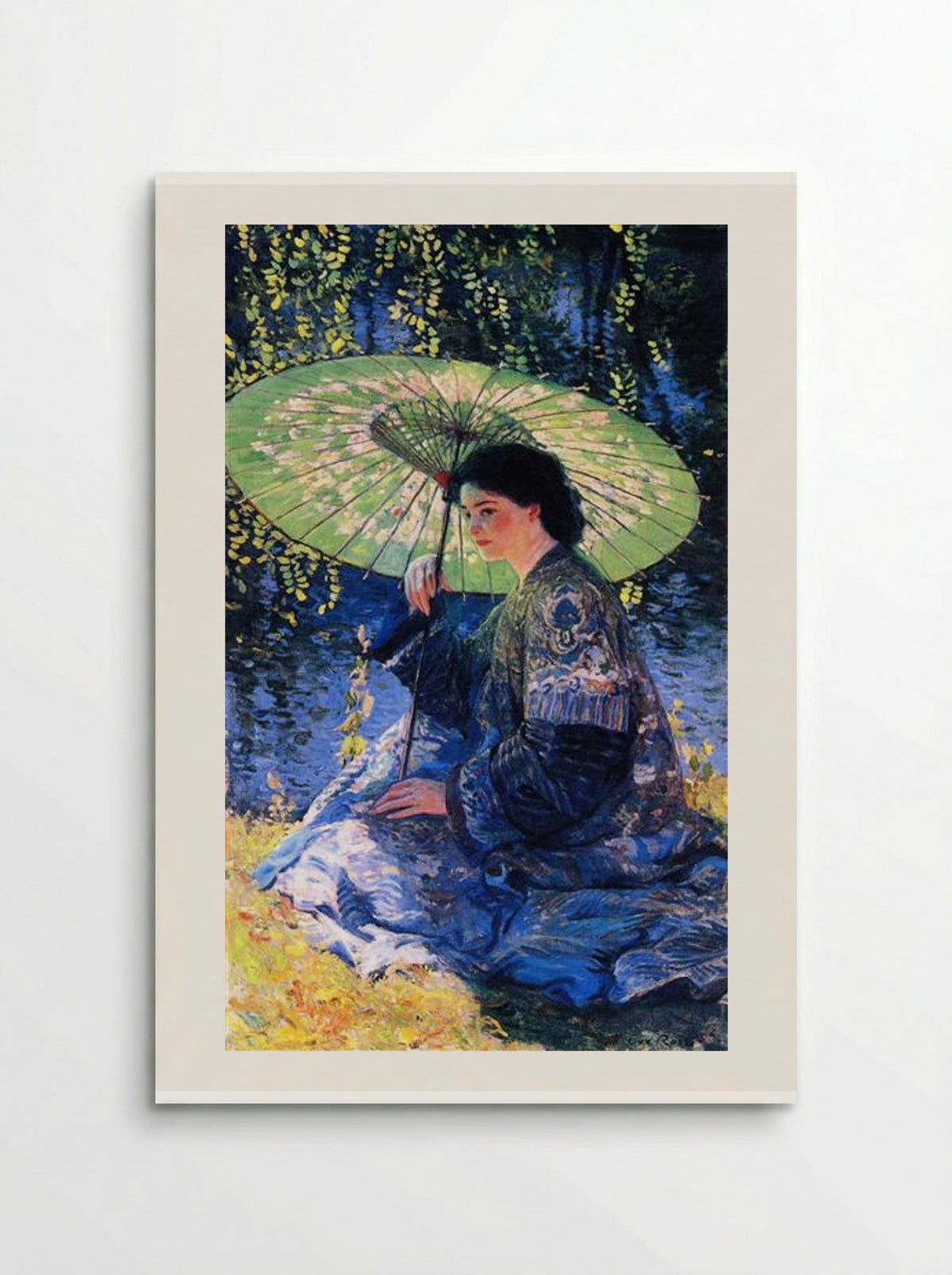 The Green Parasol - Guy Rose - Poster