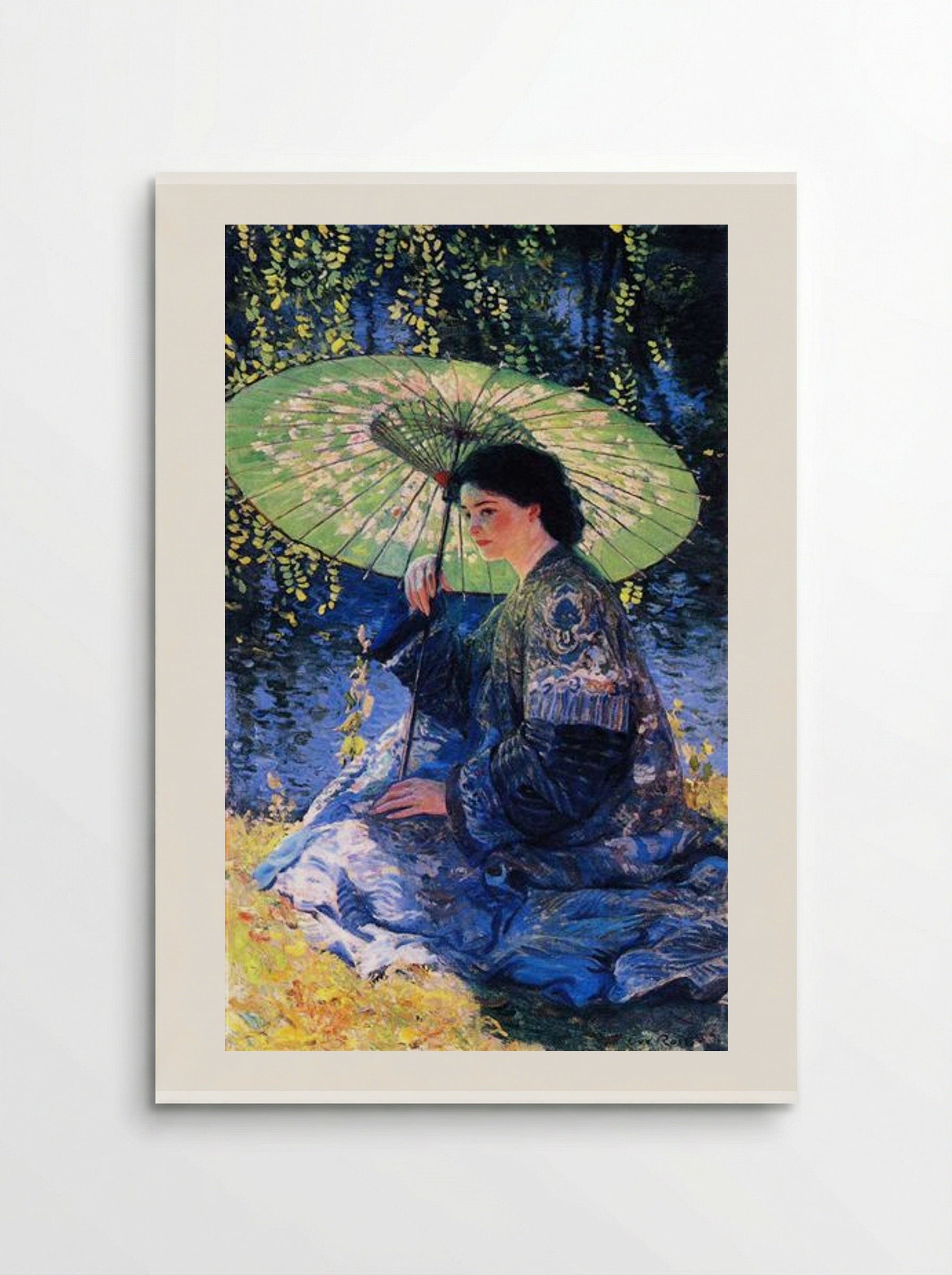 The Green Parasol - Guy Rose - Poster
