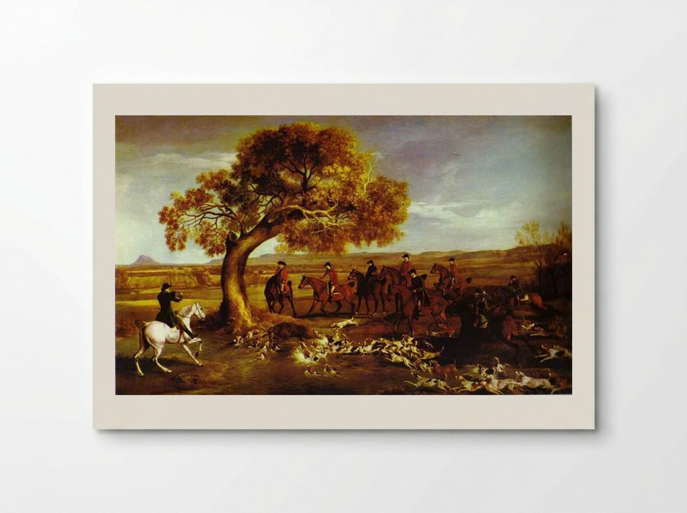The Grosvenor Hunt - George Stubbs - Poster