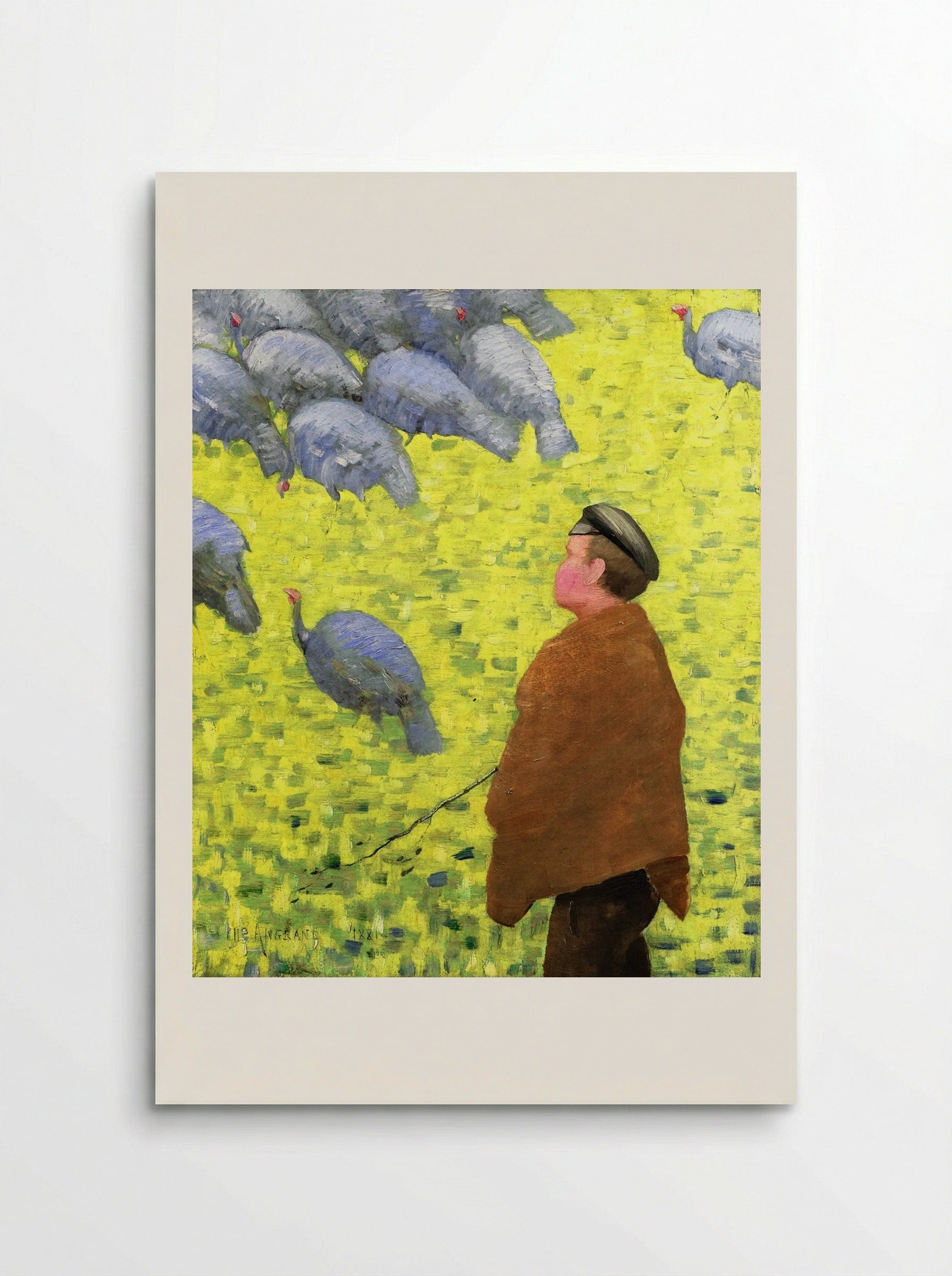The Guardian of Turkeys - Charles Angrand - Poster
