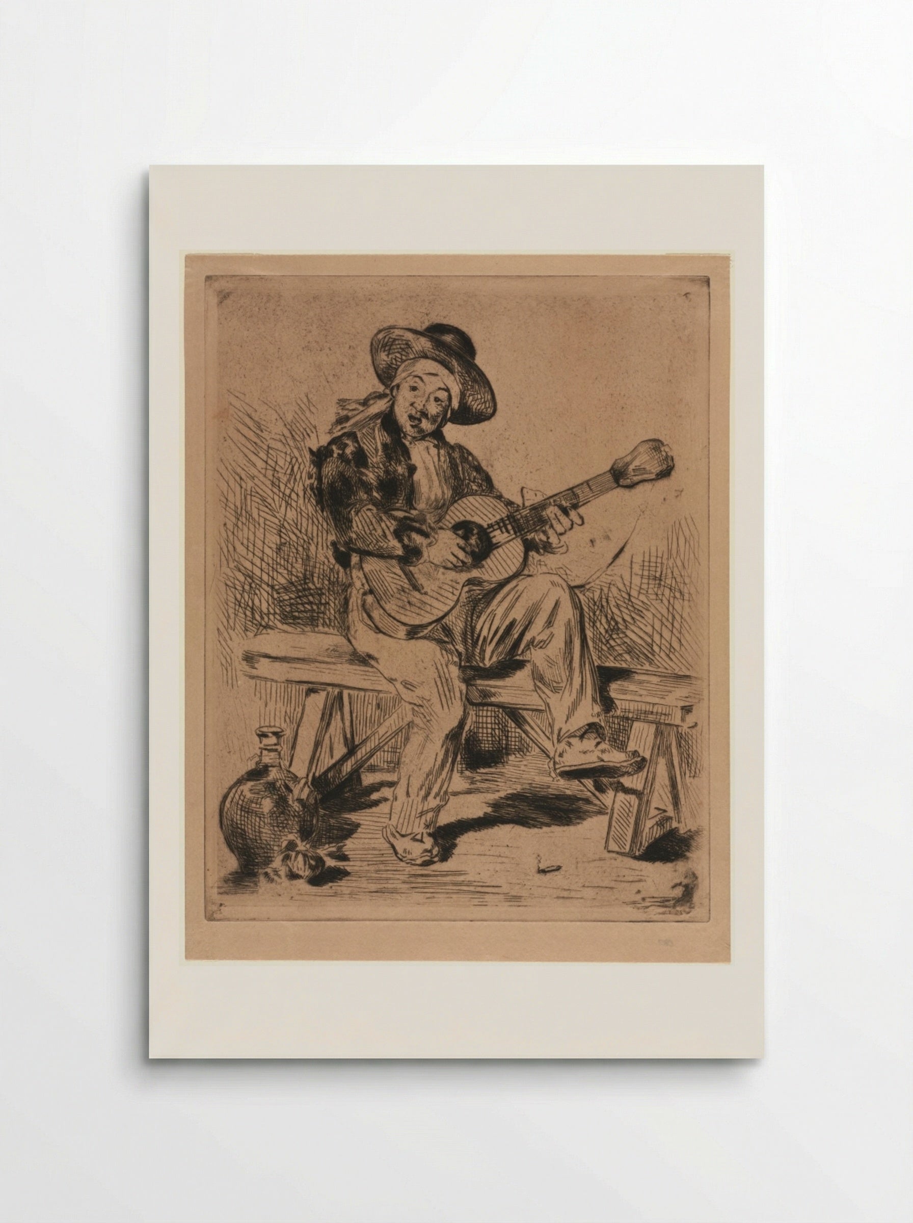 The Guitarist - Édouard Manet - Poster
