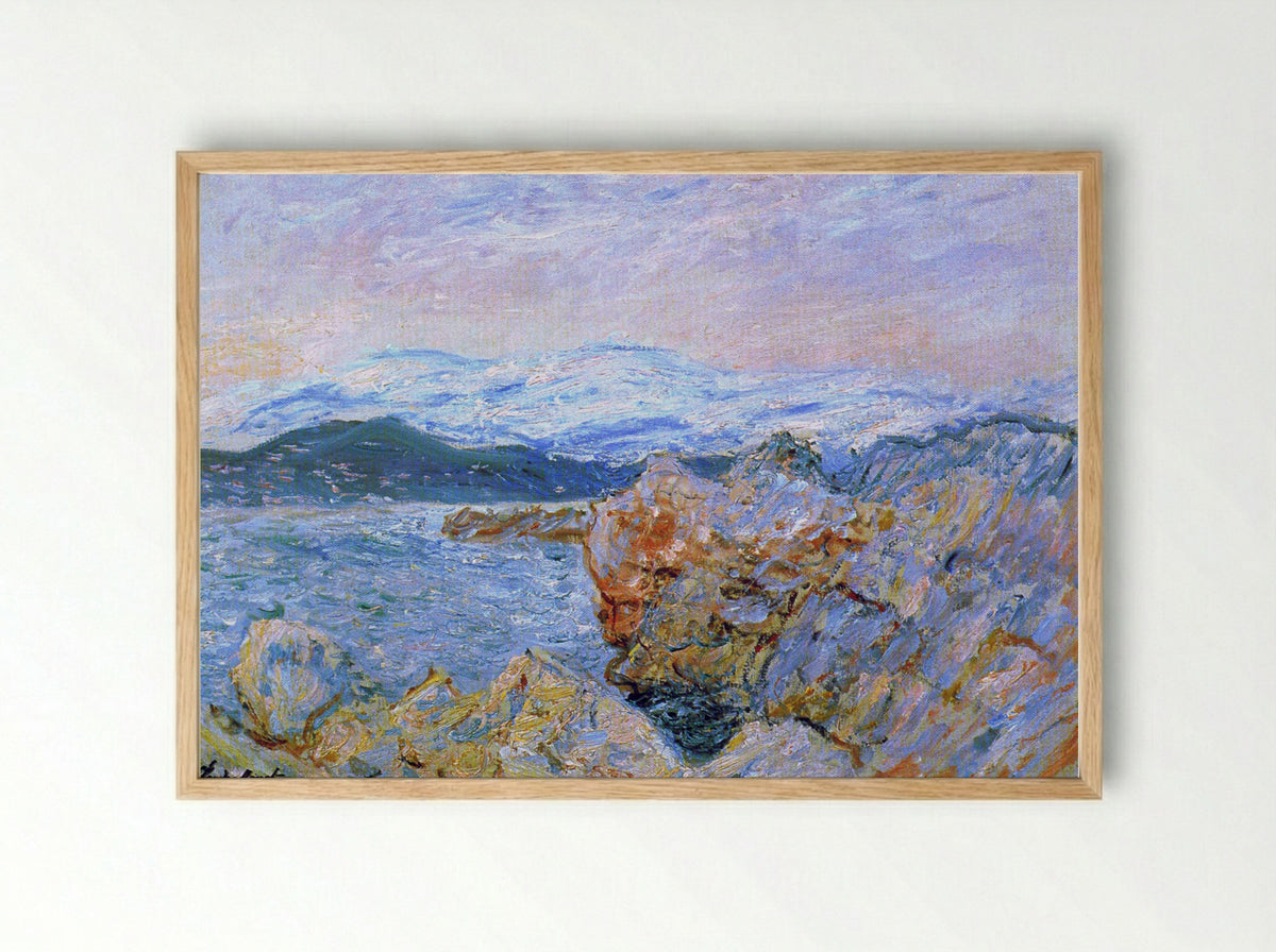 The Gulf Juan at Antibes - Claude Monet - Framed Print Wood