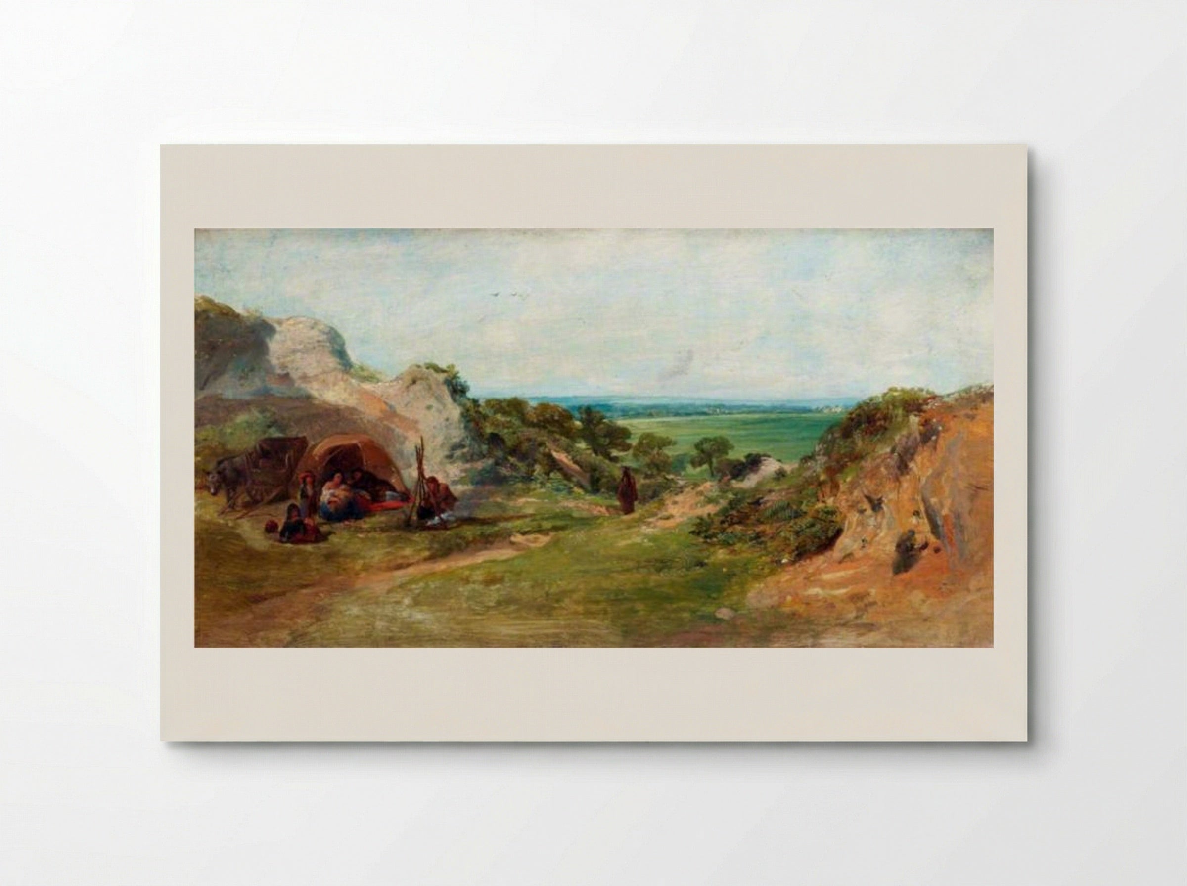 The Gypsy Camp - William Collins - Poster