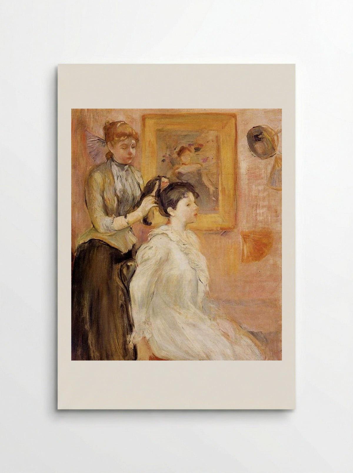 The Hairdresser - Berthe Morisot - Poster