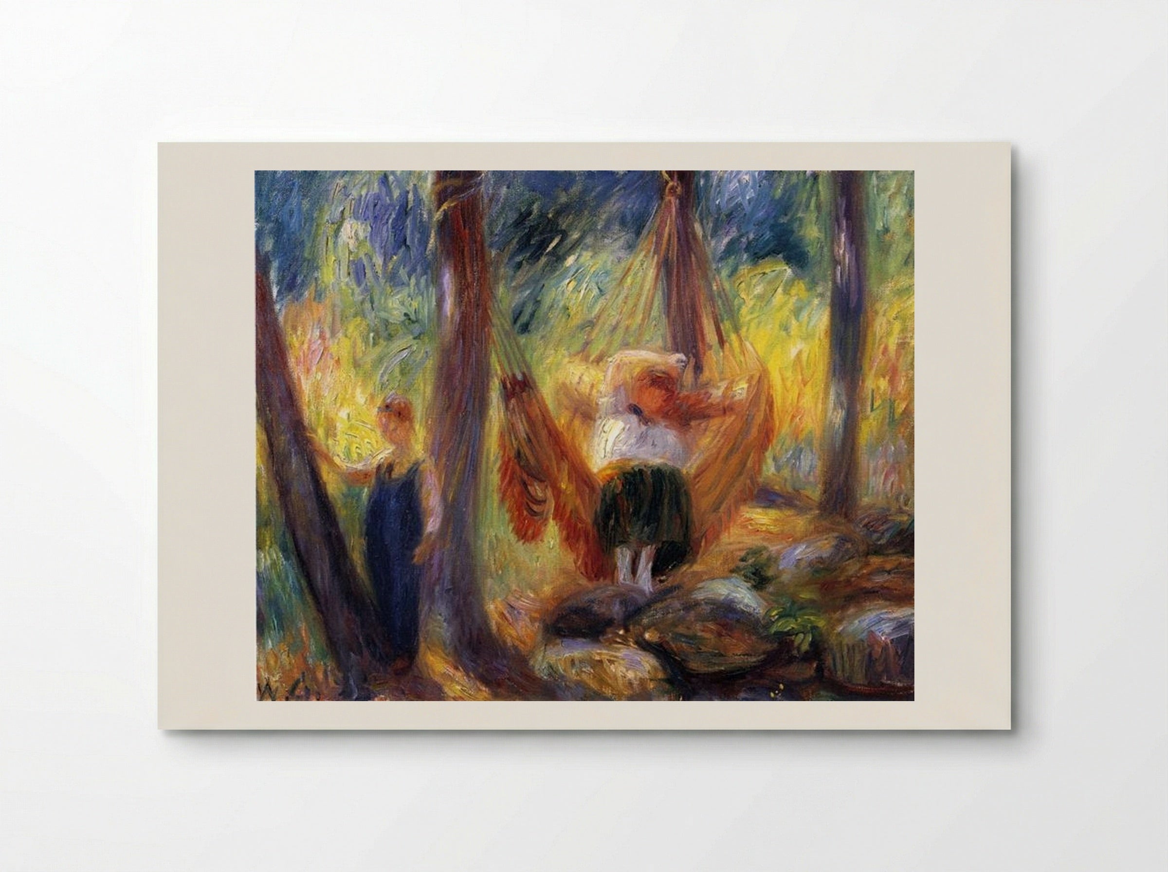 The Hammock - William James Glackens - Poster