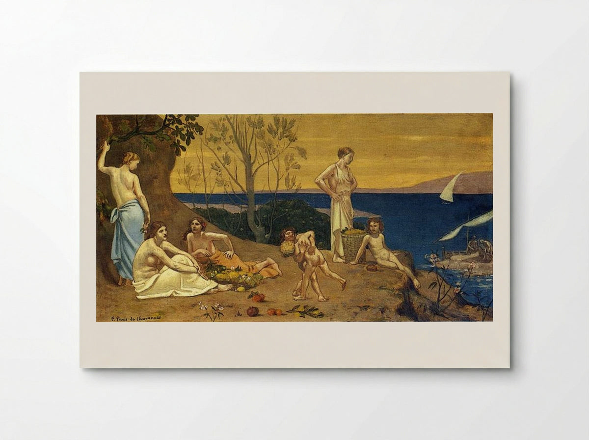The Happy Land - Pierre Puvis de Chavannes - Poster