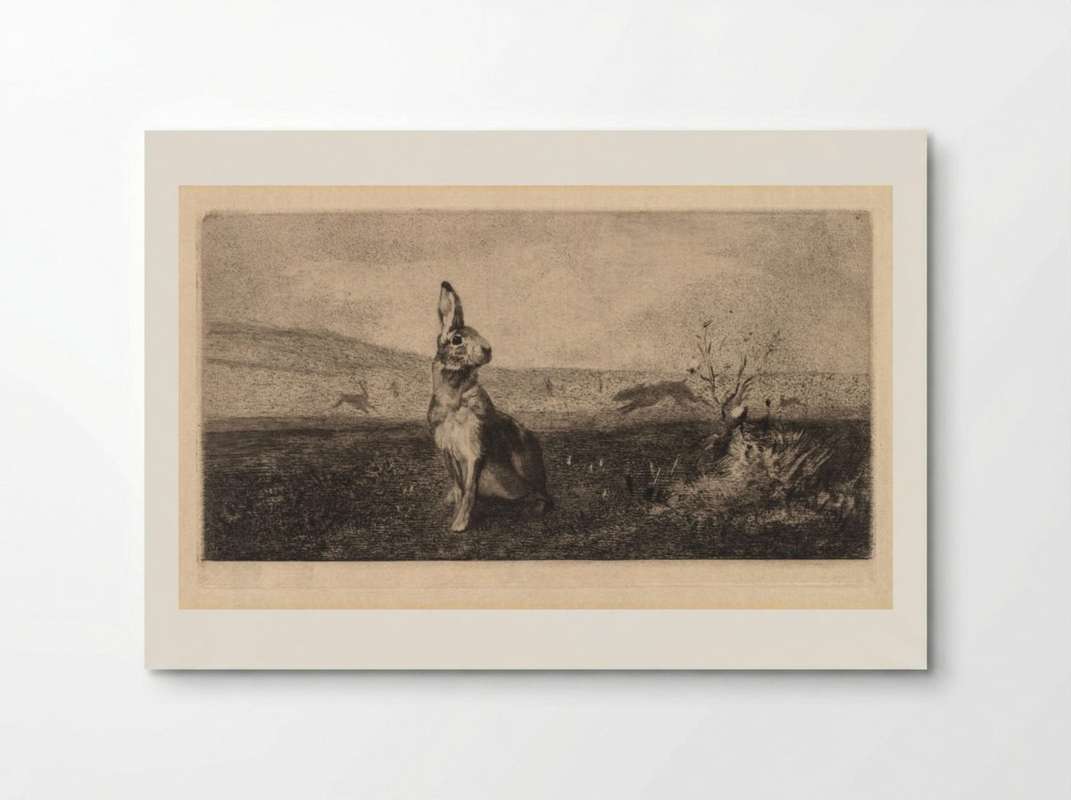 The Hare (Le Lièvre) - Albert de Balleroy - Poster