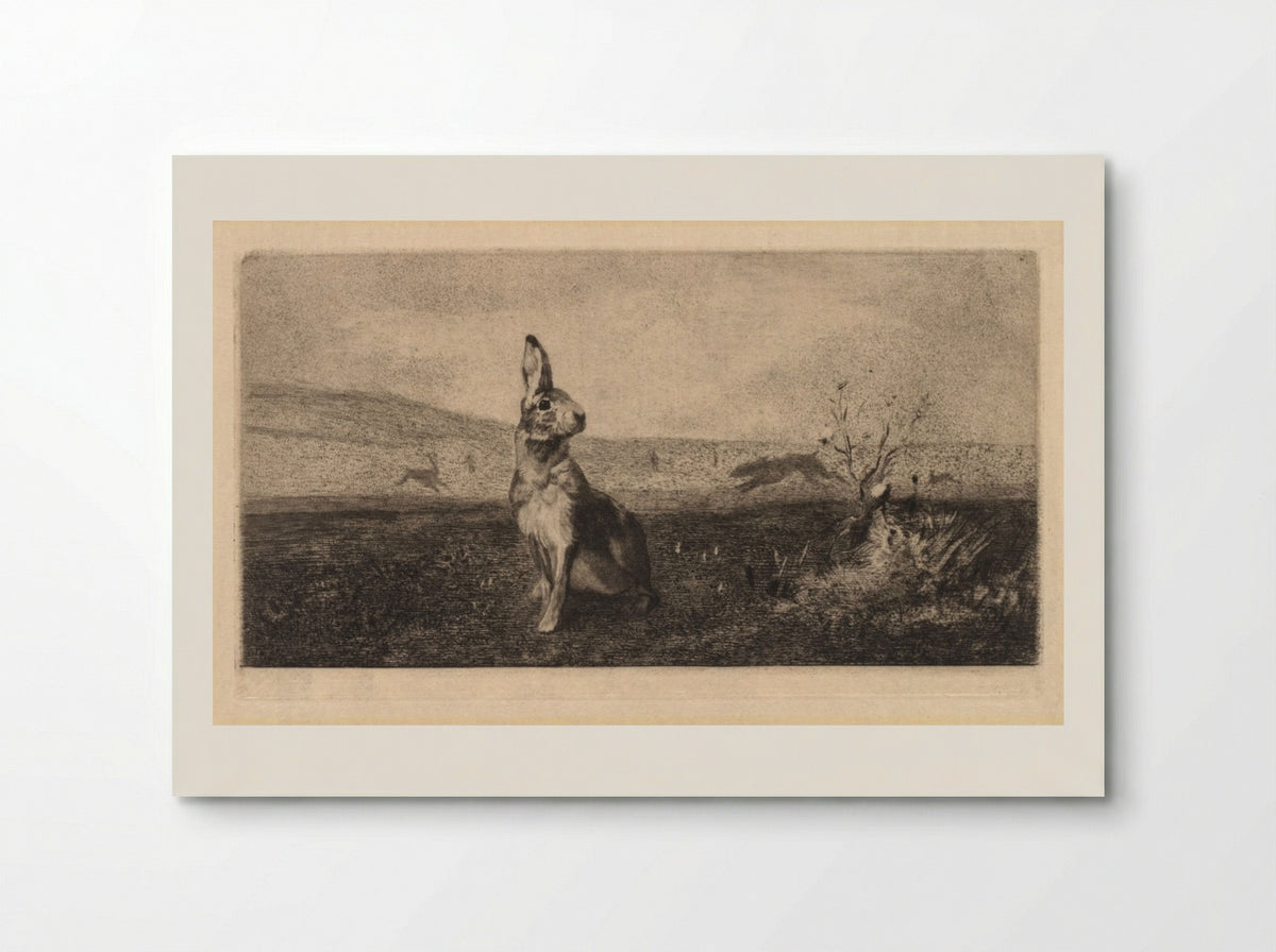 The Hare (Le Lièvre) - Albert de Balleroy - Poster