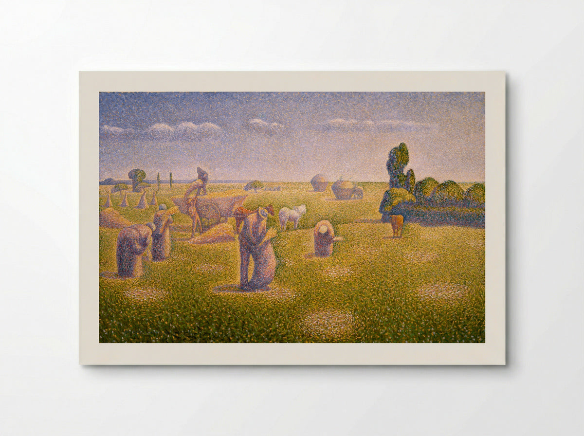 The Harvesters - Charles Angrand - Poster