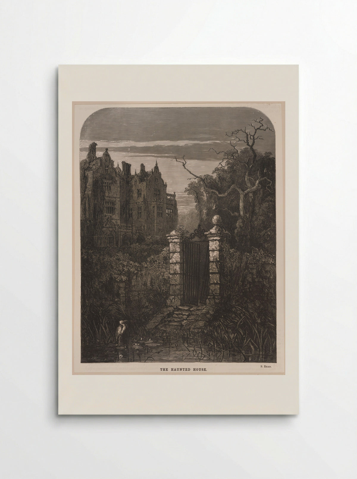 The Haunted House - William James Linton - Poster