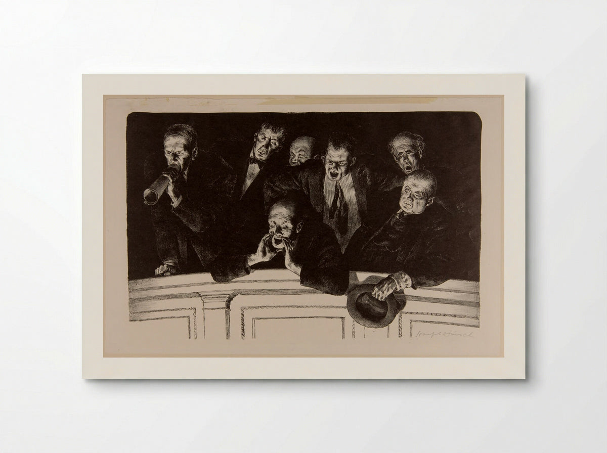 The Hecklers - Joseph Hirsch - Poster