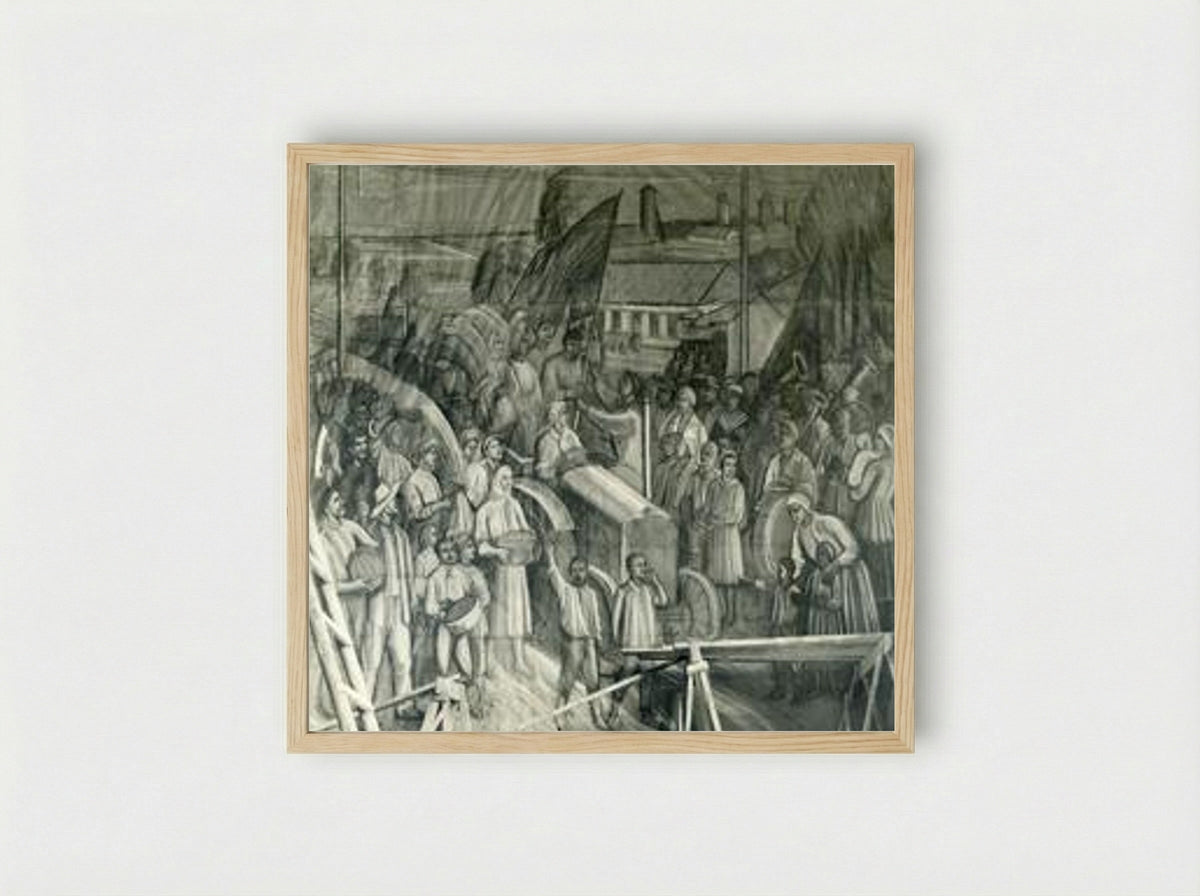 The Holiday of Harvest - Solis Prints - Framed Print Wood