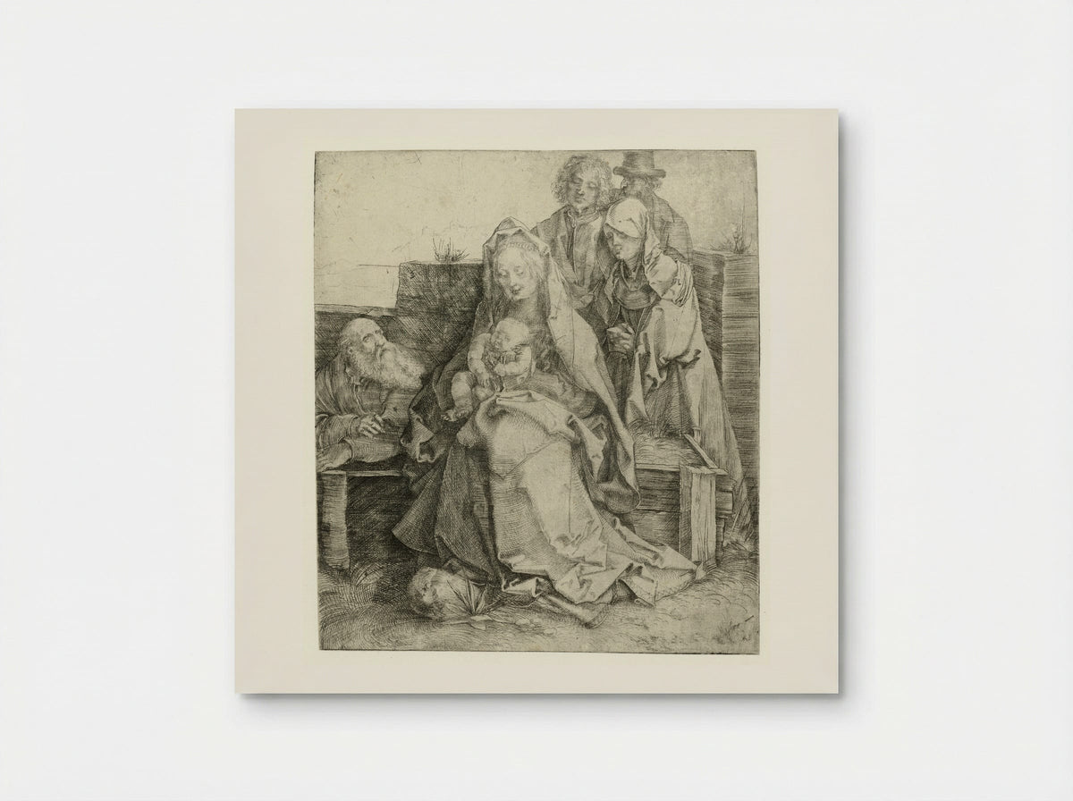 The Holy Family with Saint John the Evangelist, Mary Magdalene and Nicodemus - Albrecht Dürer - Poster
