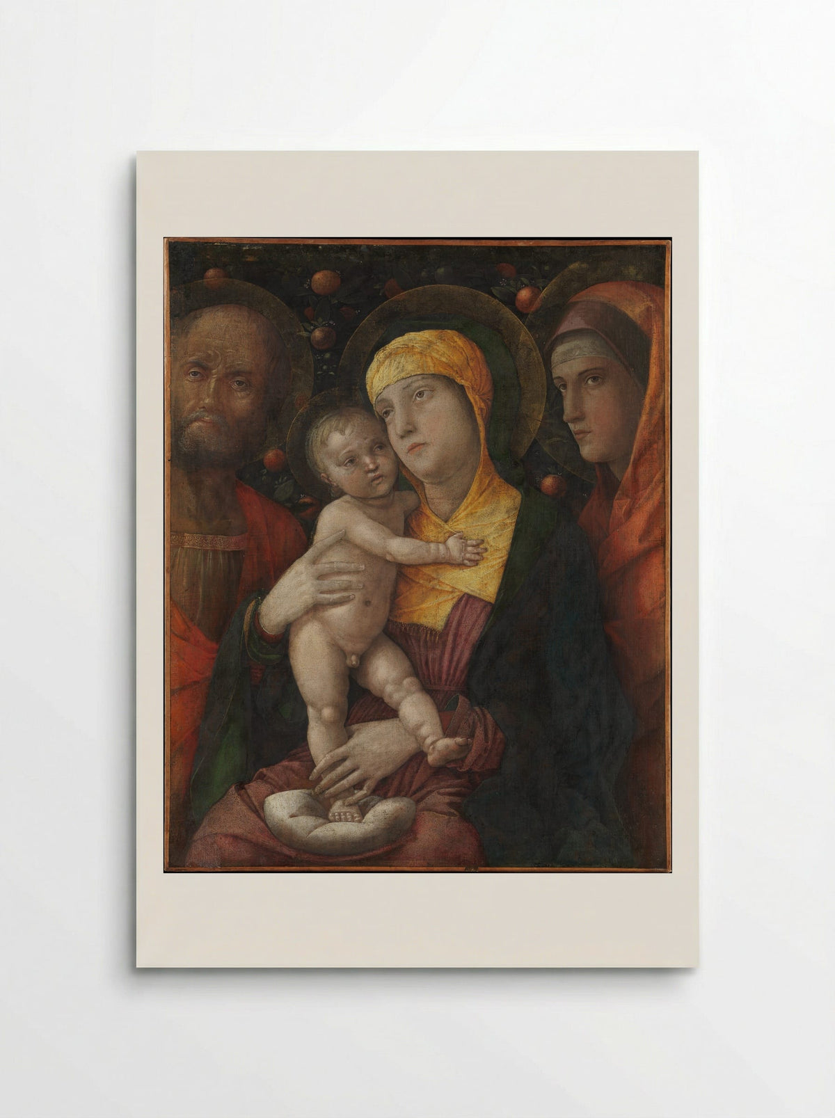 The Holy Family with Saint Mary Magdalen - Andrea Mantegna - Poster