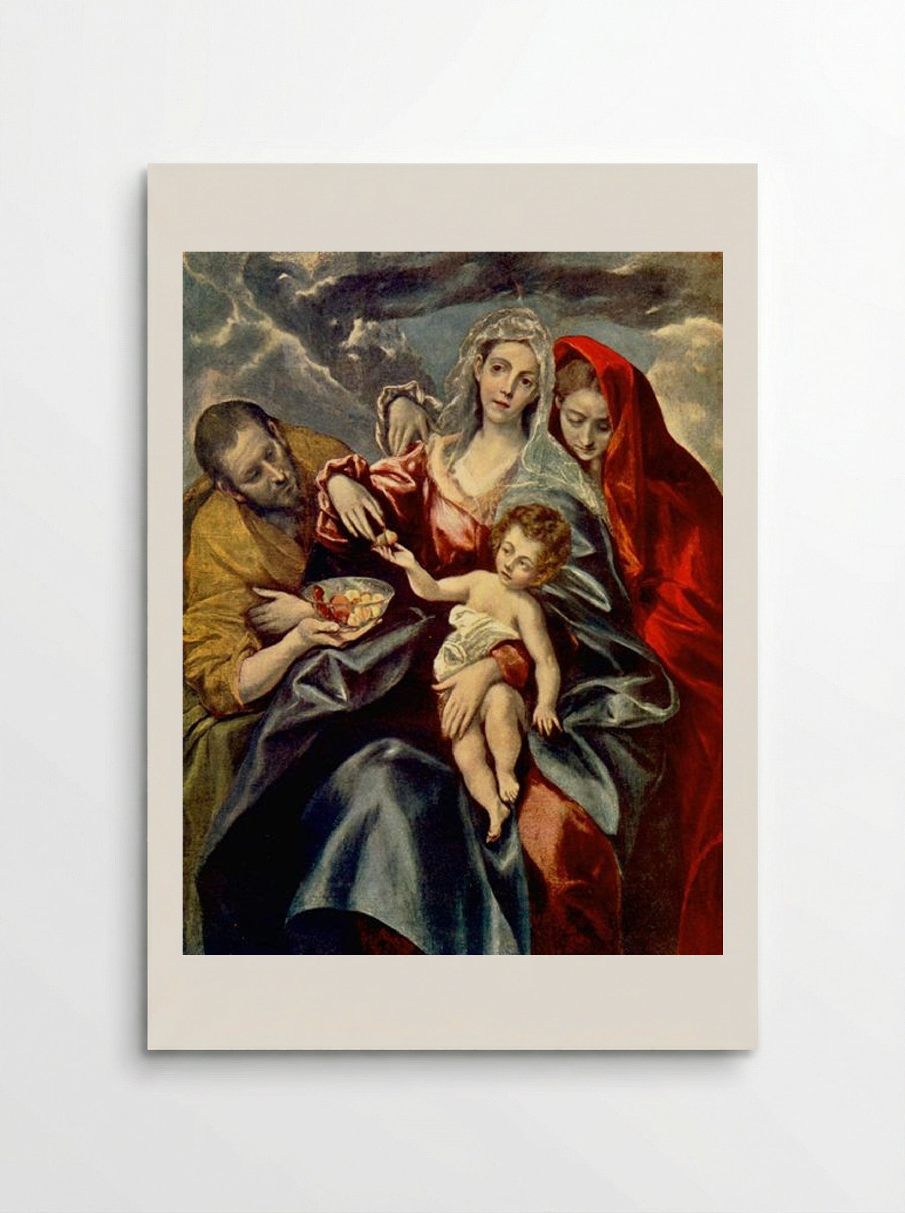 The Holy Family with Saint Mary Magdalene - El Greco - Poster