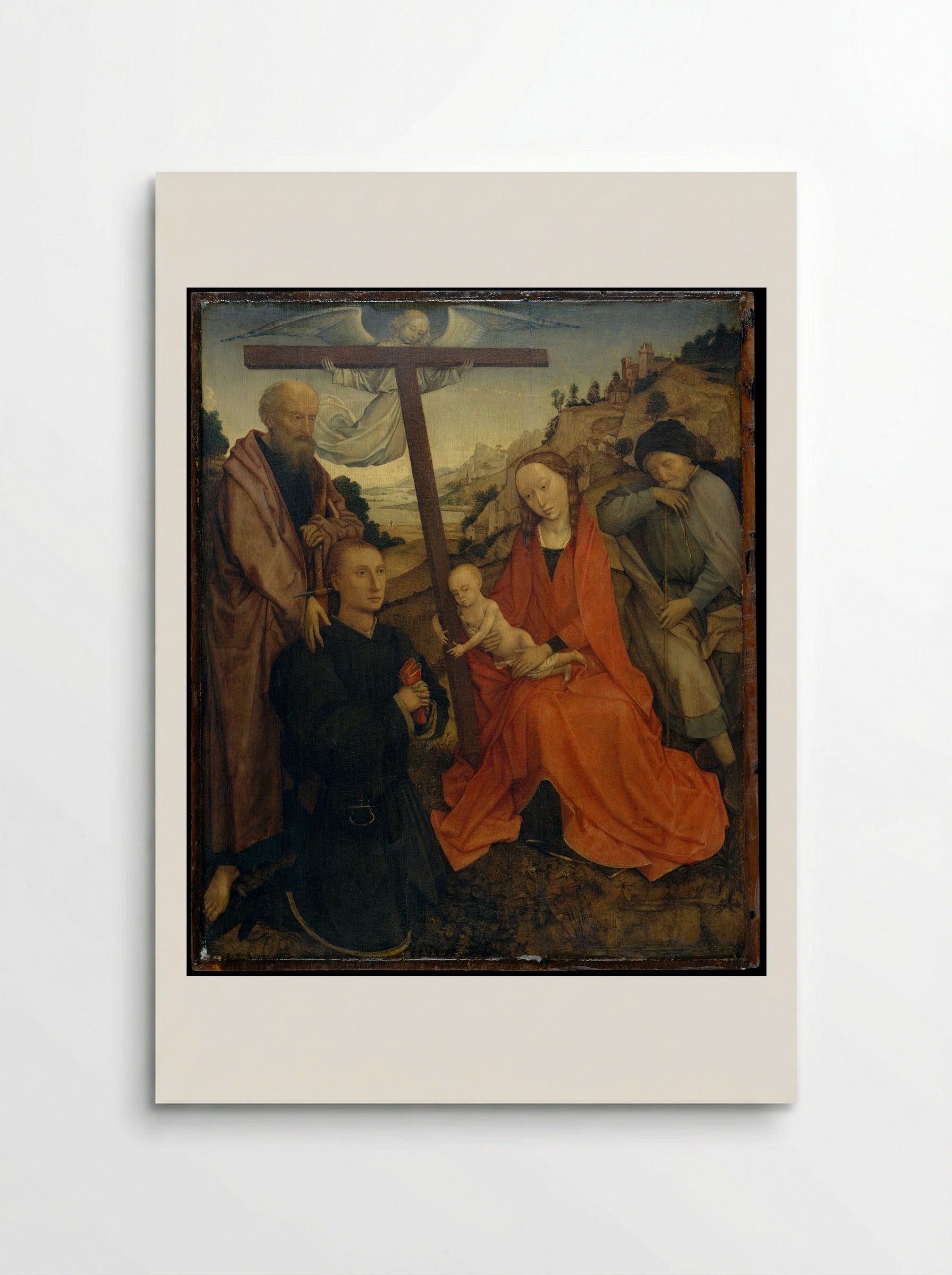 The Holy Family with Saint Paul and a Donor - Rogier van der Weyden - Poster