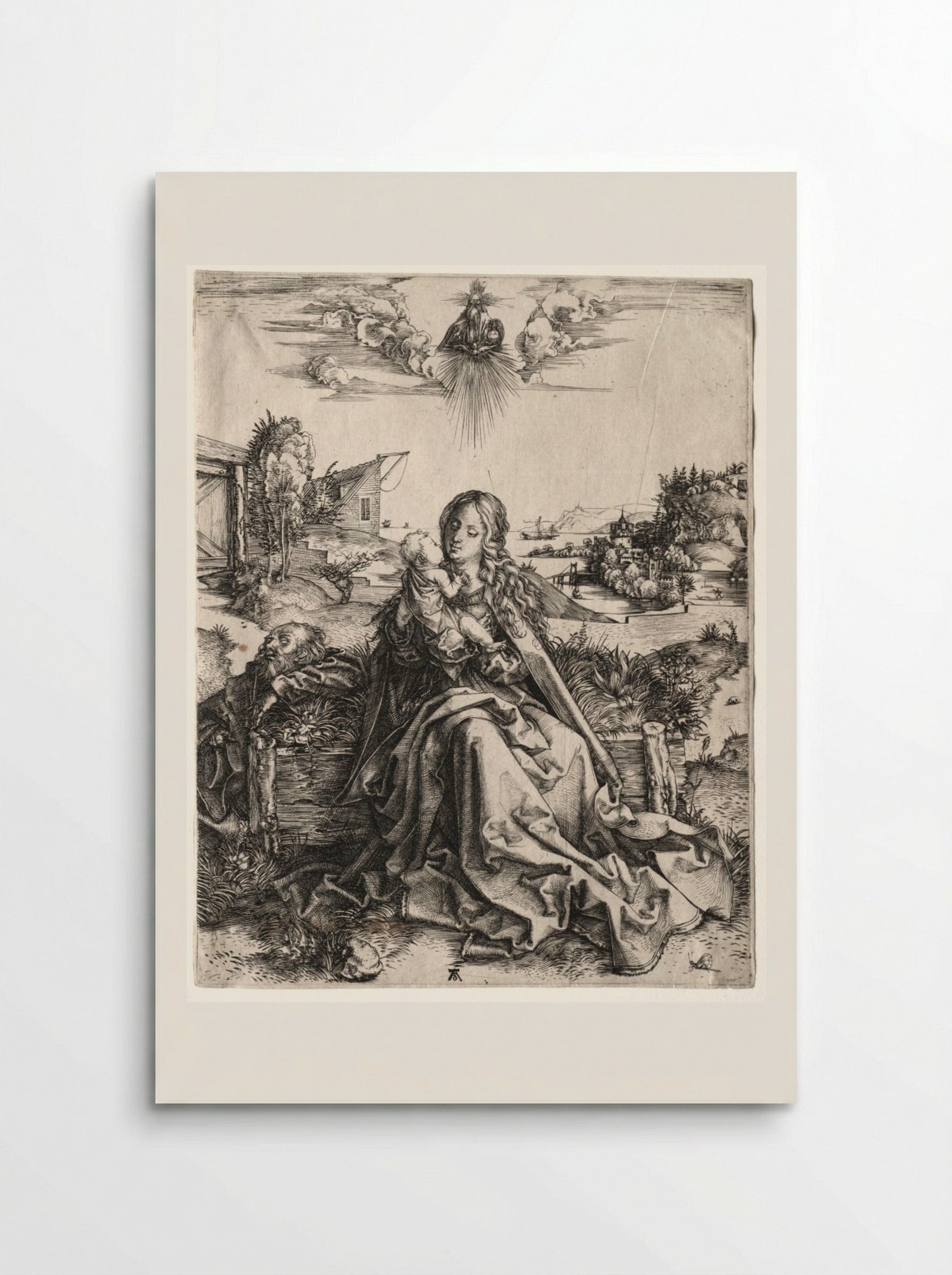 The Holy Family with the Butterfly - Albrecht Dürer - Poster
