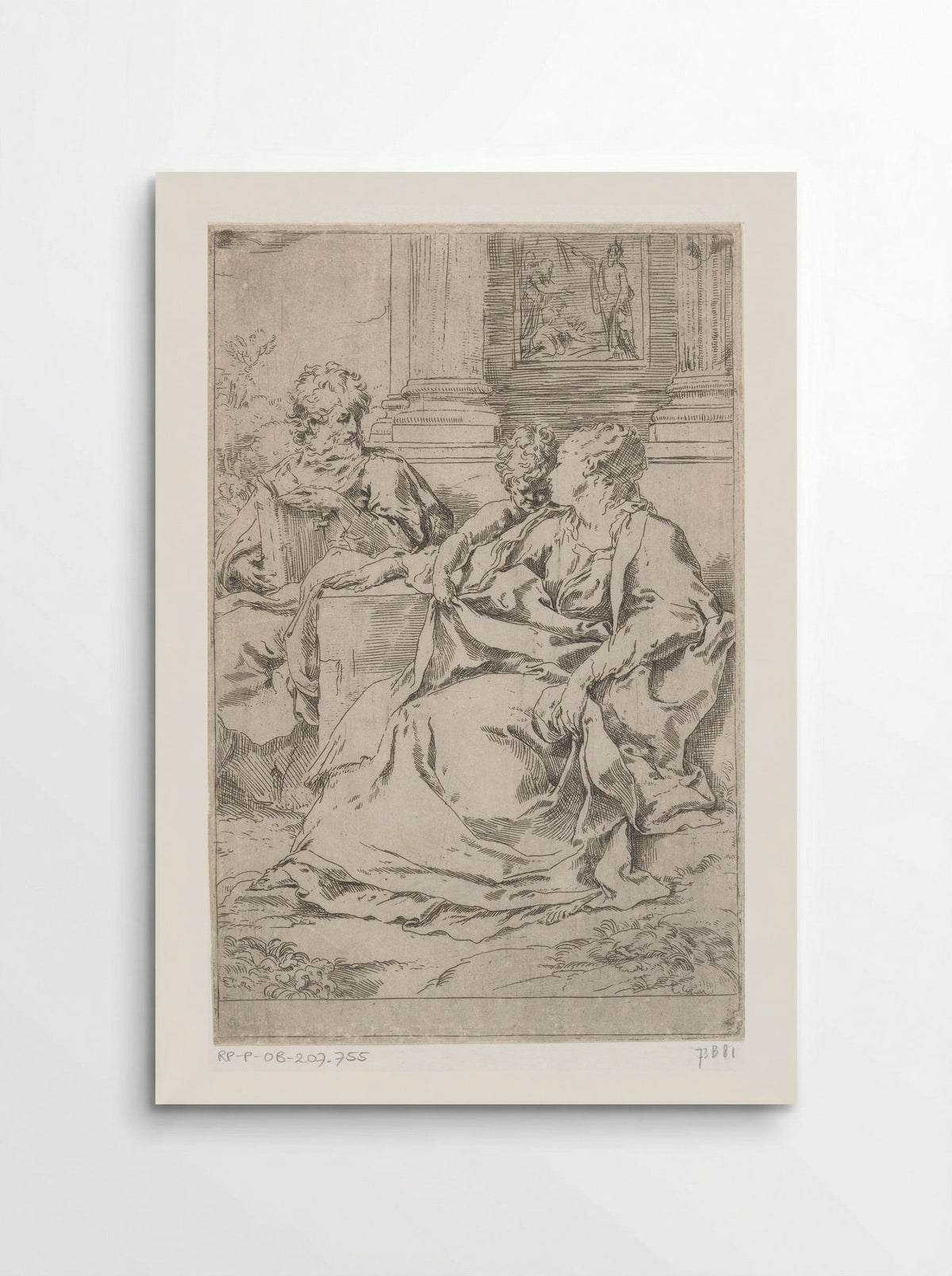 The Holy Family - Guido Reni - Poster