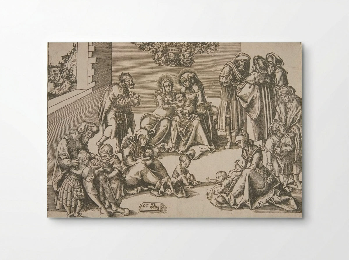The Holy Kinship - Lucas Cranach the Elder - Poster