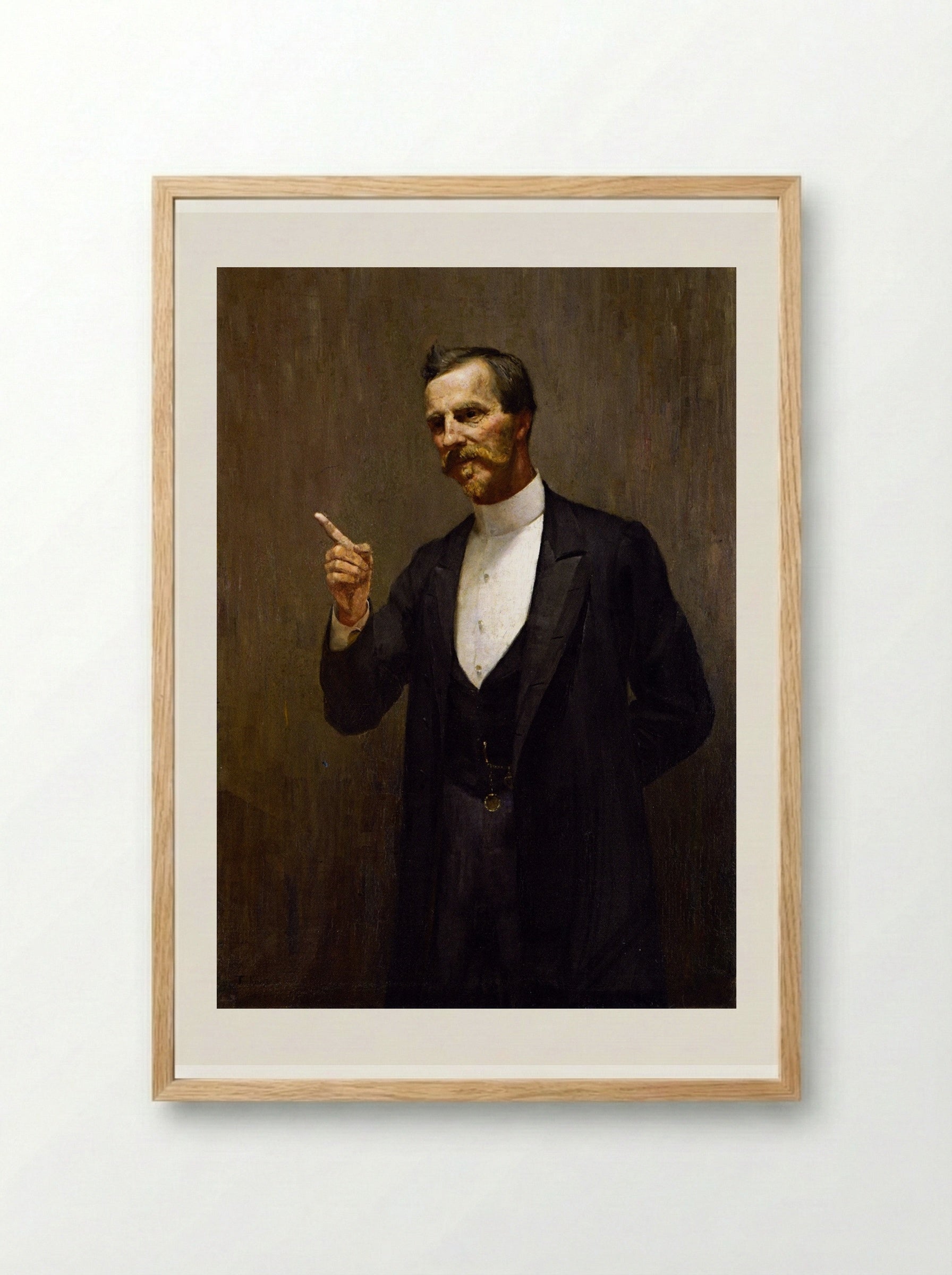 The Hon. Dr. L. L. Smith - Tom Roberts - Framed Print Wood
