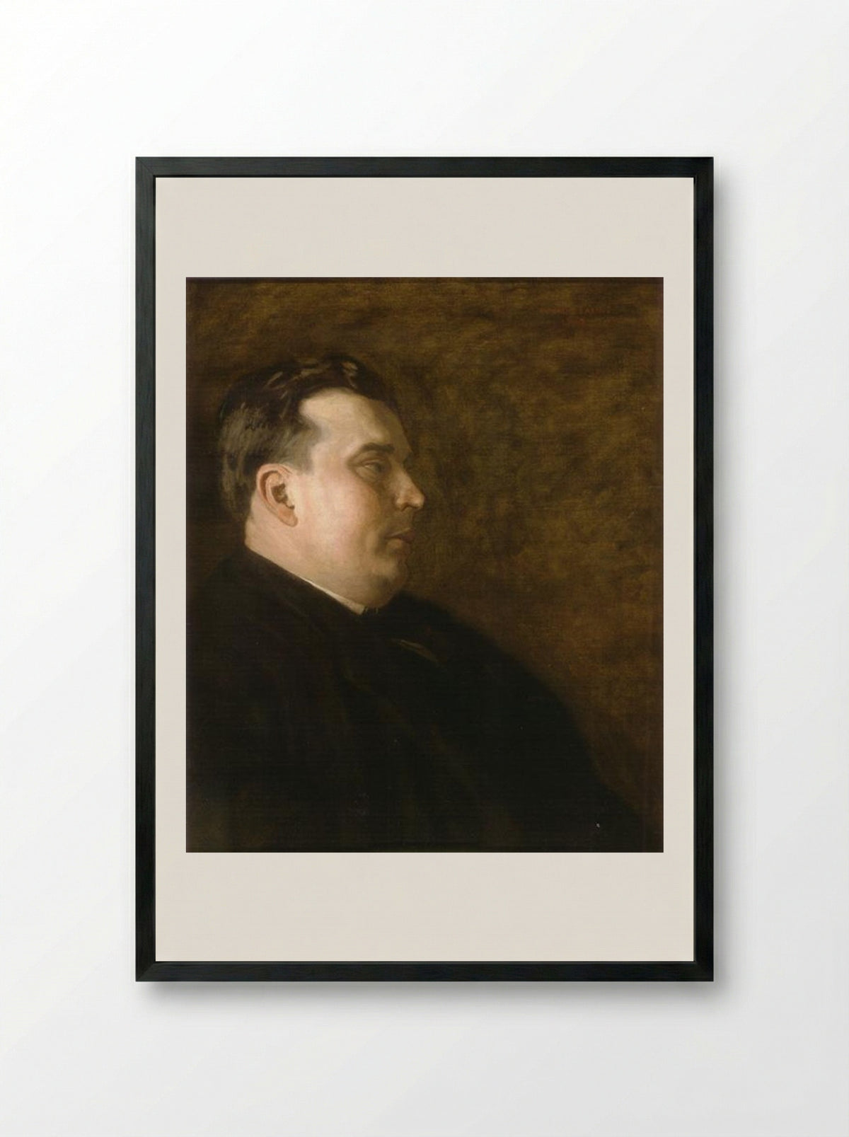 The Honorable John A. Thorton - Thomas Eakins - Framed Print Black