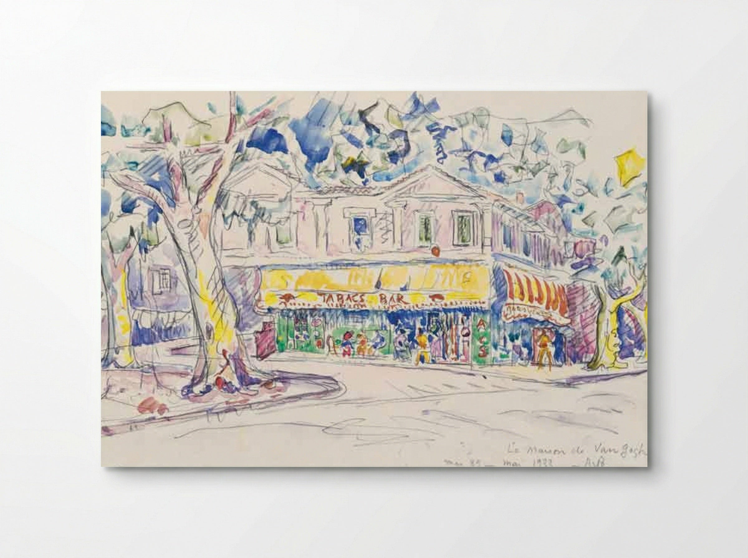 The House of Van Gogh (Arles, place Lamartine) - Paul Signac - Poster